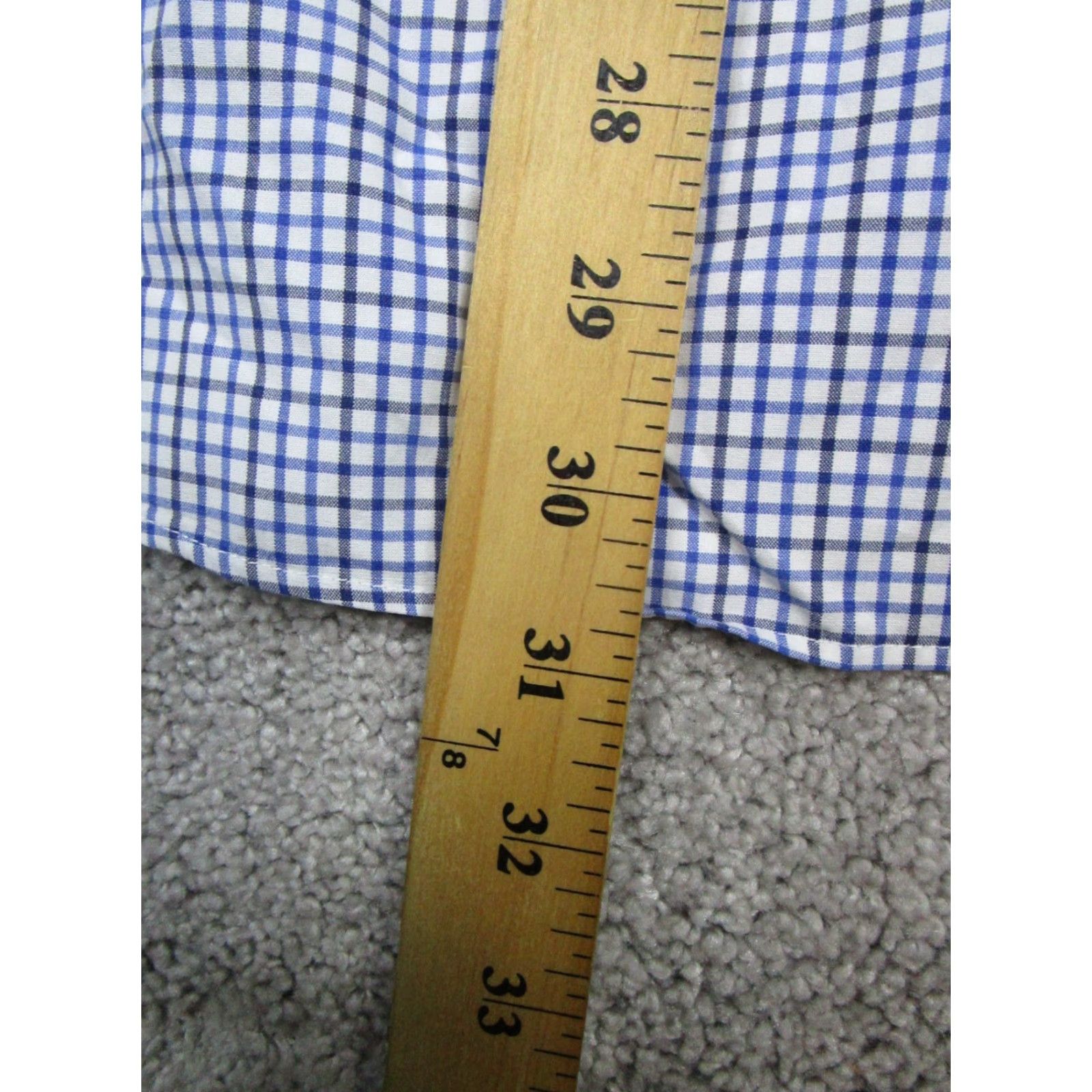 Ralph Lauren Ralph Lauren Shirt Mens XL Blue Cotton Button-Up Oxford Check Size US XL / EU 56 / 4 - 8 Thumbnail
