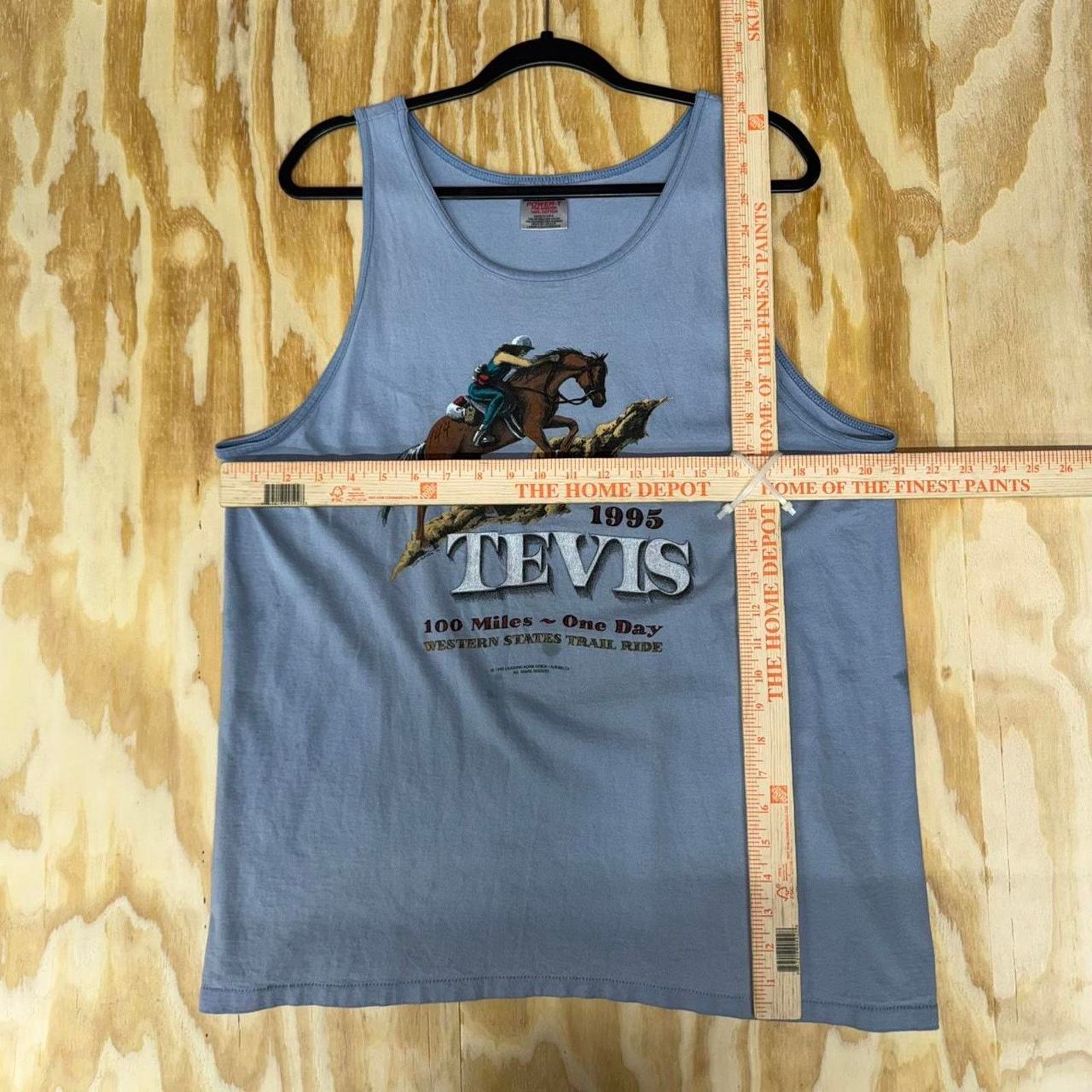 Vintage Vintage y2k tevis 1995 horse riding 90s tank top shirt Size US L / EU 52-54 / 3 - 2 Thumbnail