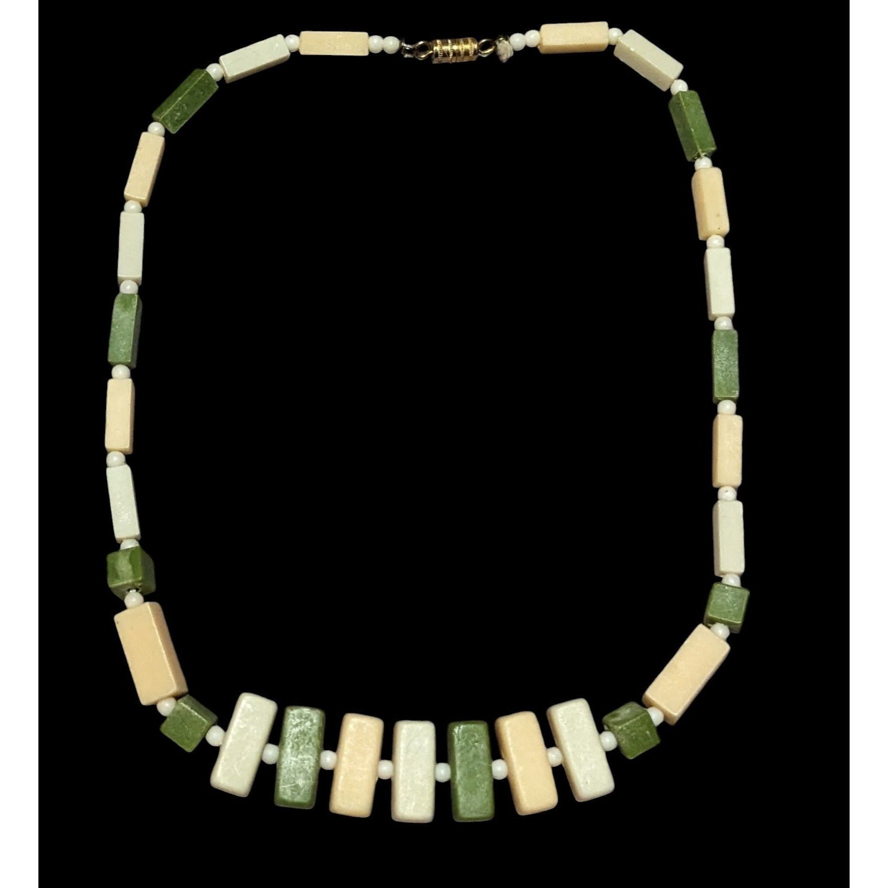 Other Vintage 1920s Celluloid/Bakelite Green Beaded Necklace Size ONE SIZE - 2 Thumbnail