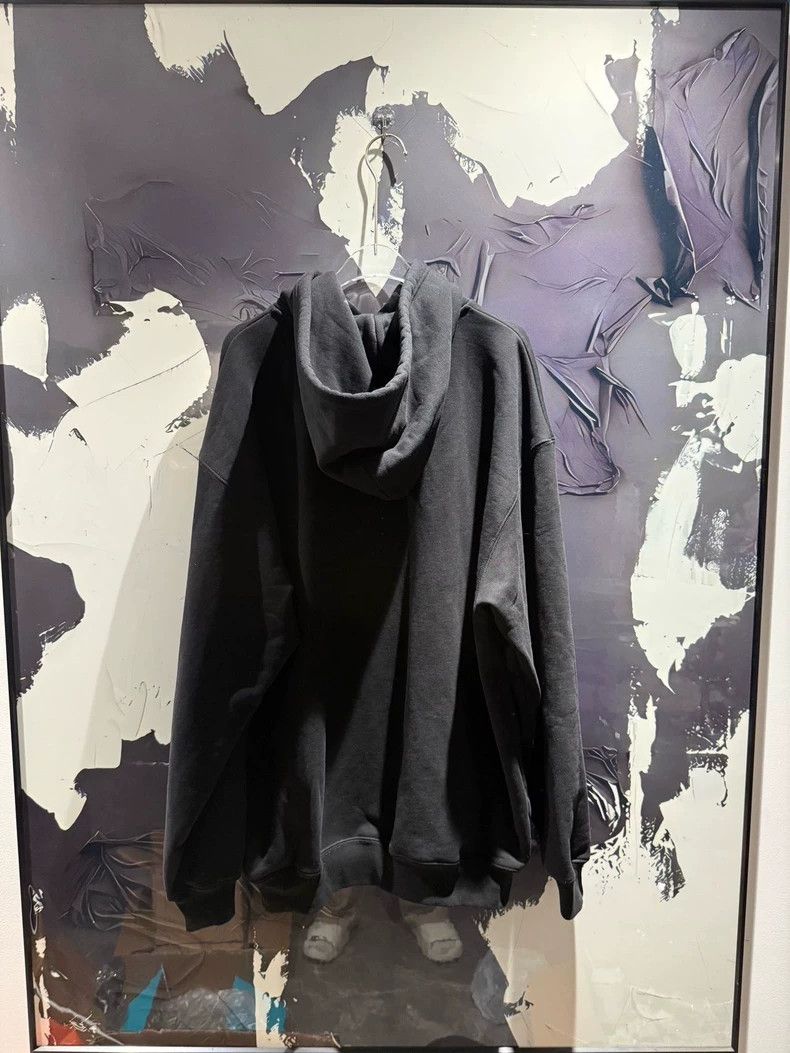 Balenciaga Balenciaga Letter Logo Hoodie Men's Black Size US M / EU 48-50 / 2 - 2 Thumbnail