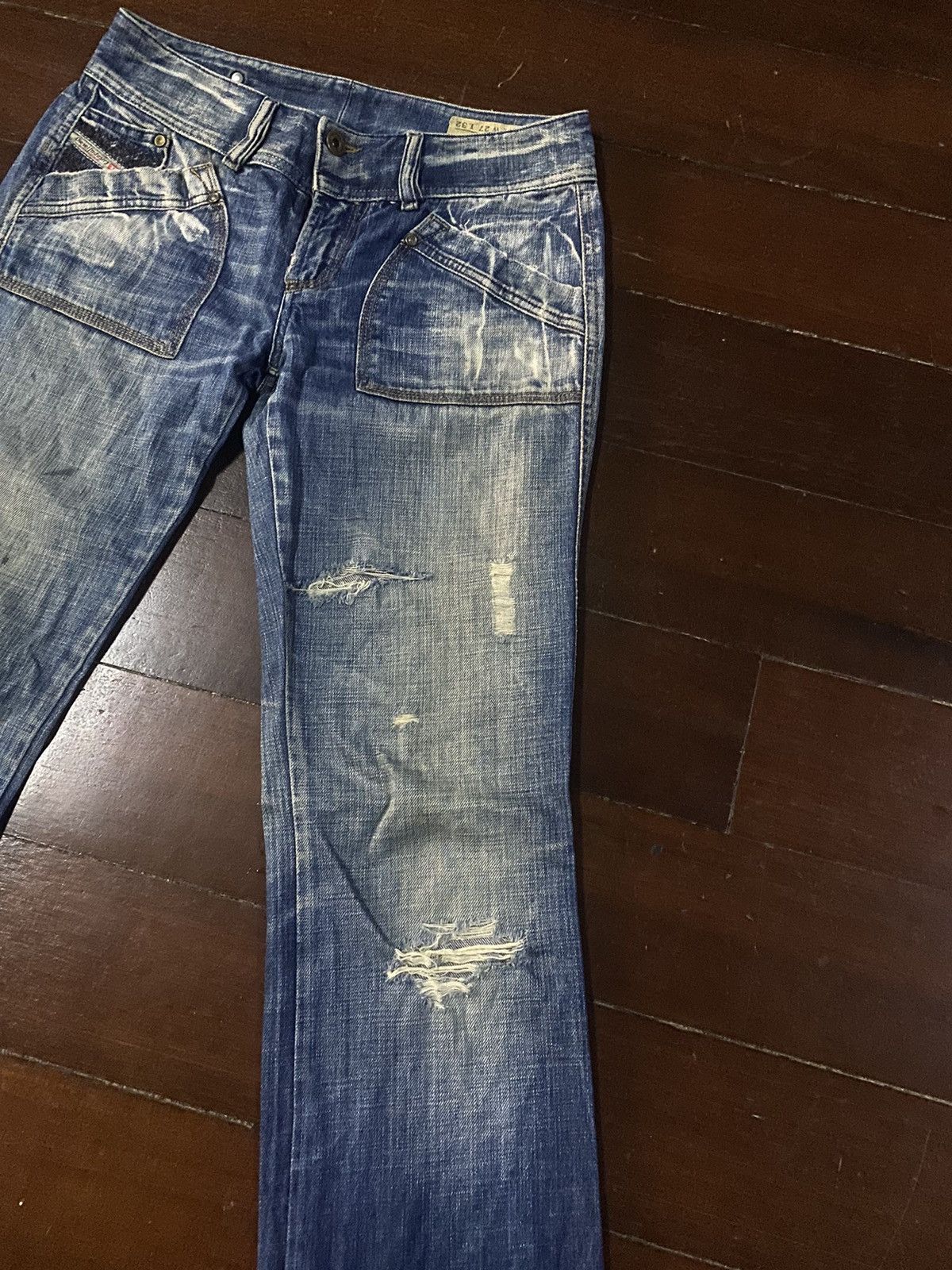 Designer × Diesel Fire 🔥 DIESEL RECKFLY made in italy distressed nice faded Size 30" / US 8 / IT 44 - 5 Thumbnail