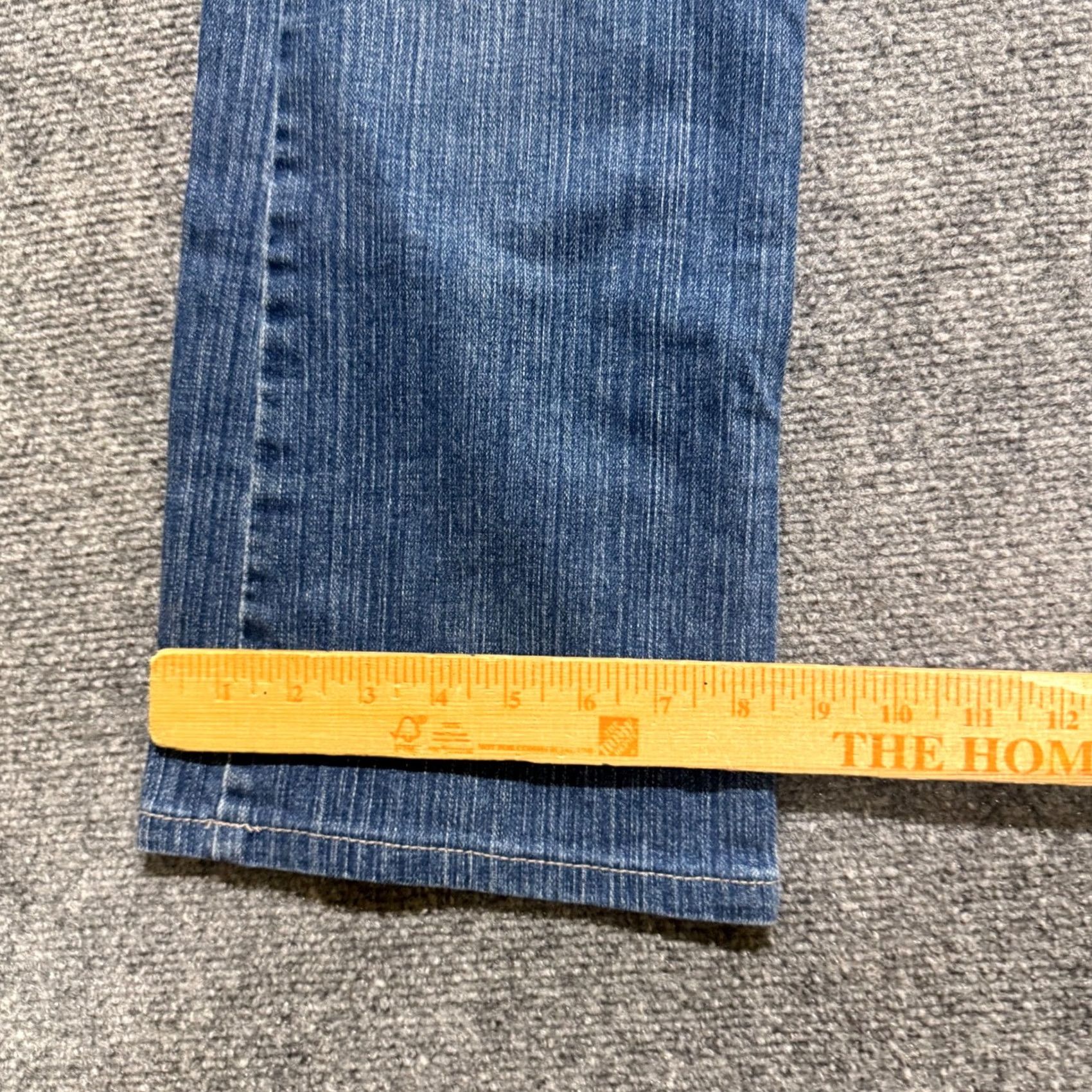 J Brand VINTAGE Lucky Brand Denim Jeans Womens 6 Bootcut Wide Leg Embroidered Western 90s Womens Size 27" / US 4 / IT 40 - 6 Thumbnail