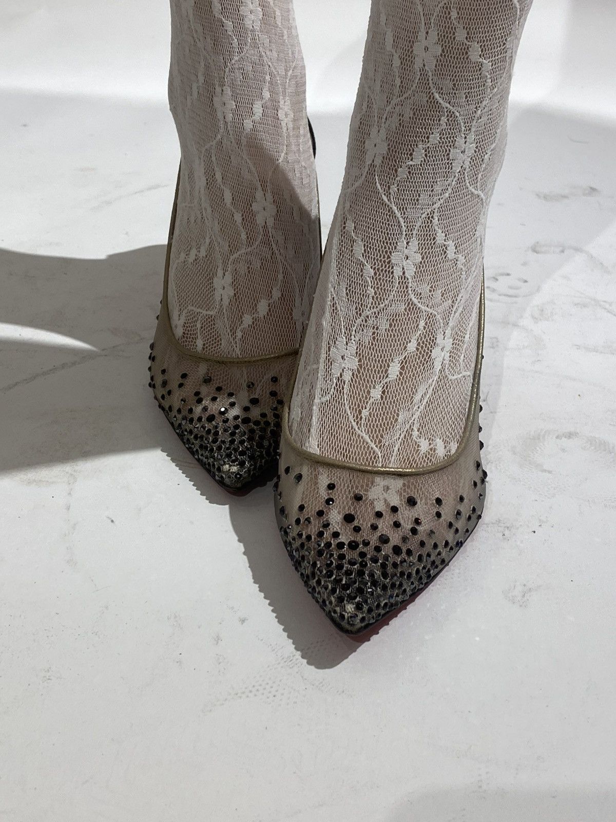 Christian Louboutin Christian Louboutin Crystals Embellished High Heel Size36.5 Size US 6.5 / IT 36.5 - 9 Thumbnail