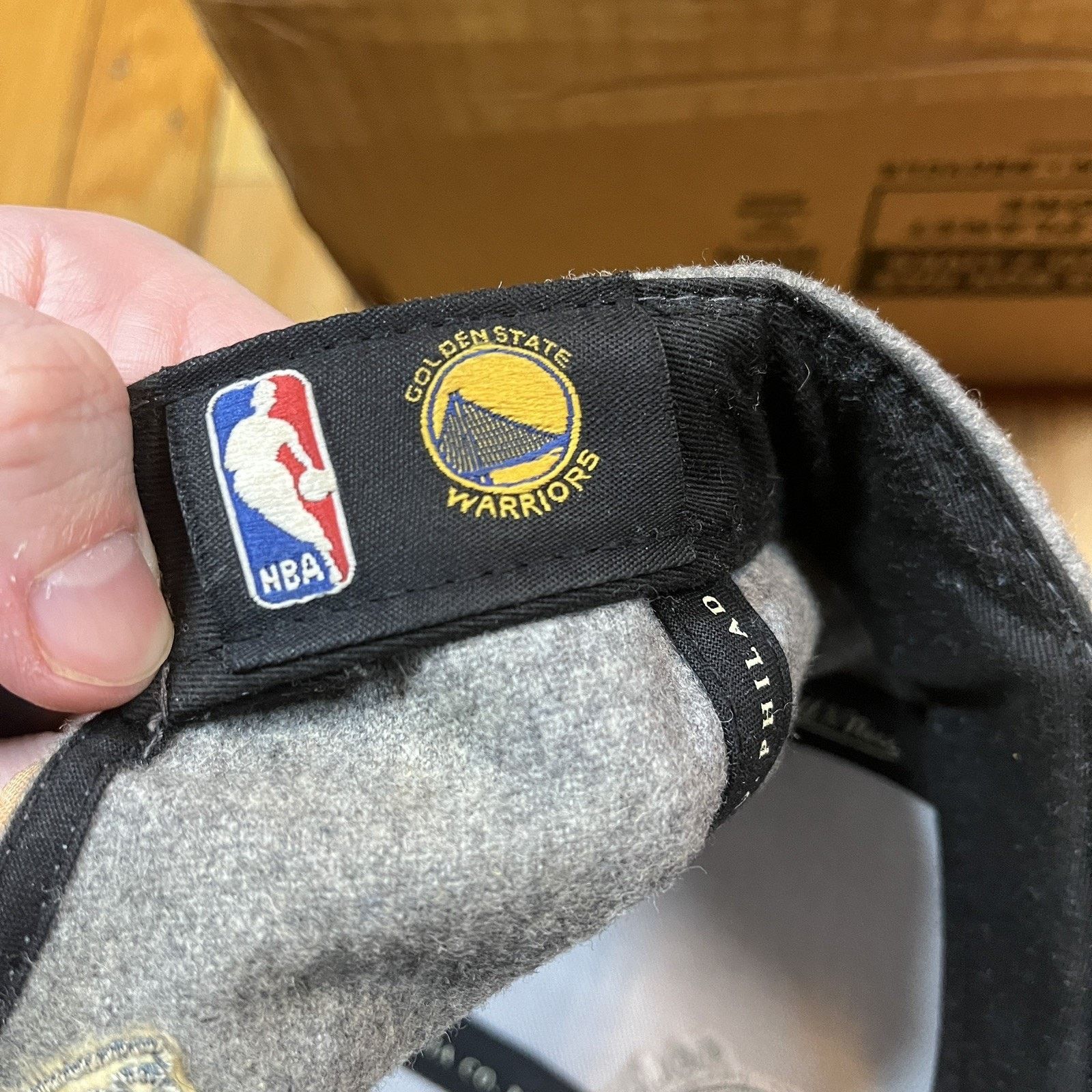 Mitchell & Ness Golden State Warriors Mitchell & Ness Gray Wool Blend Hat Size ONE SIZE - 7 Thumbnail