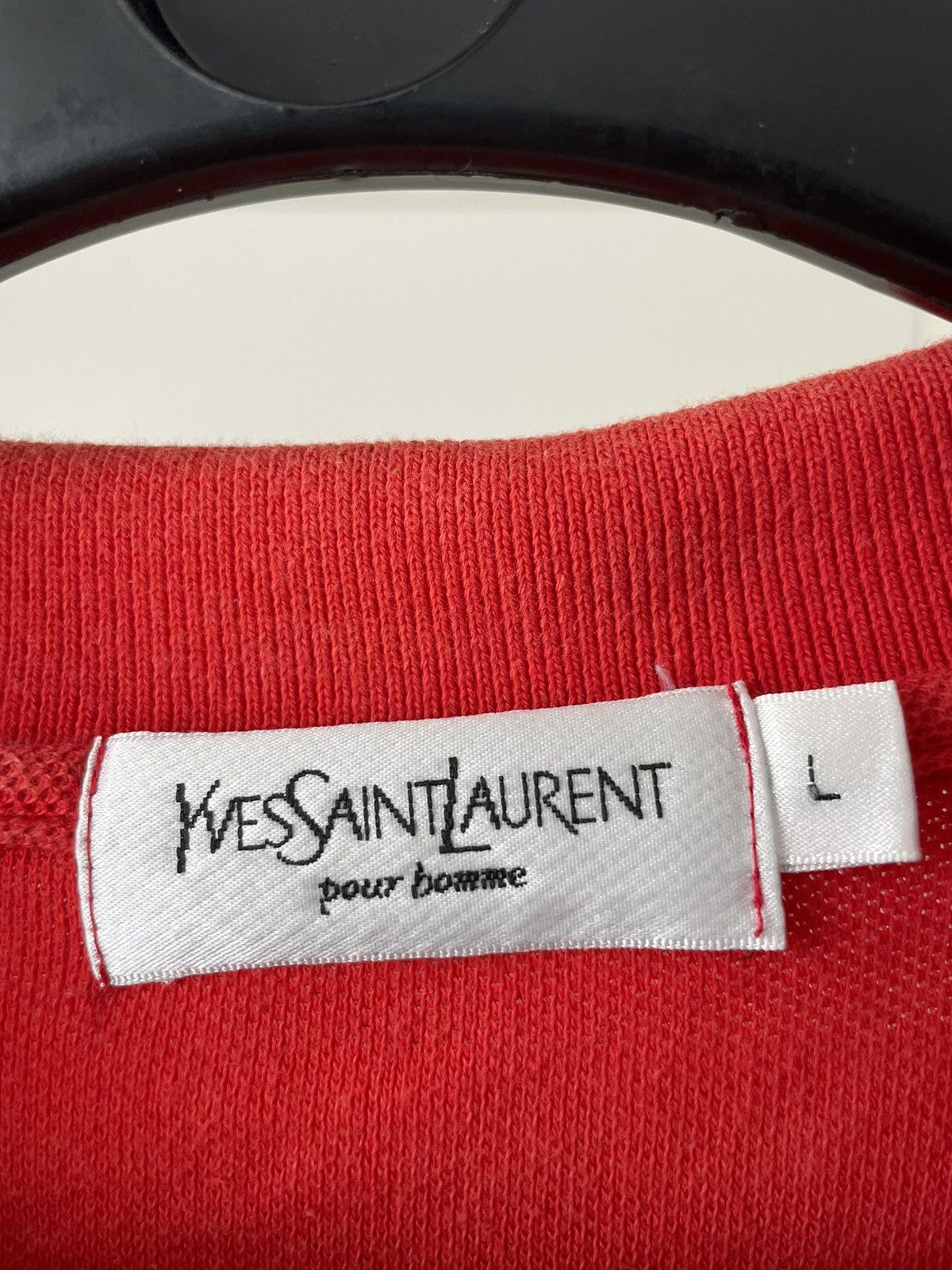 Yves Saint Laurent Vintage Yves Saint Laurent Polo Tee Logo YSl Size US L / EU 52-54 / 3 - 7 Thumbnail
