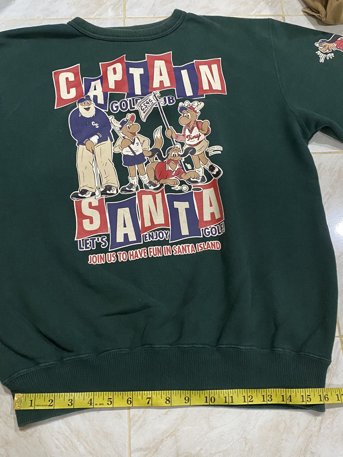 Cartoon Network × Vintage RARE VINTAGE CAPTAIN SANTA NICE DESIGN SWEATSHIRT Size US L / EU 52-54 / 3 - 16 Thumbnail