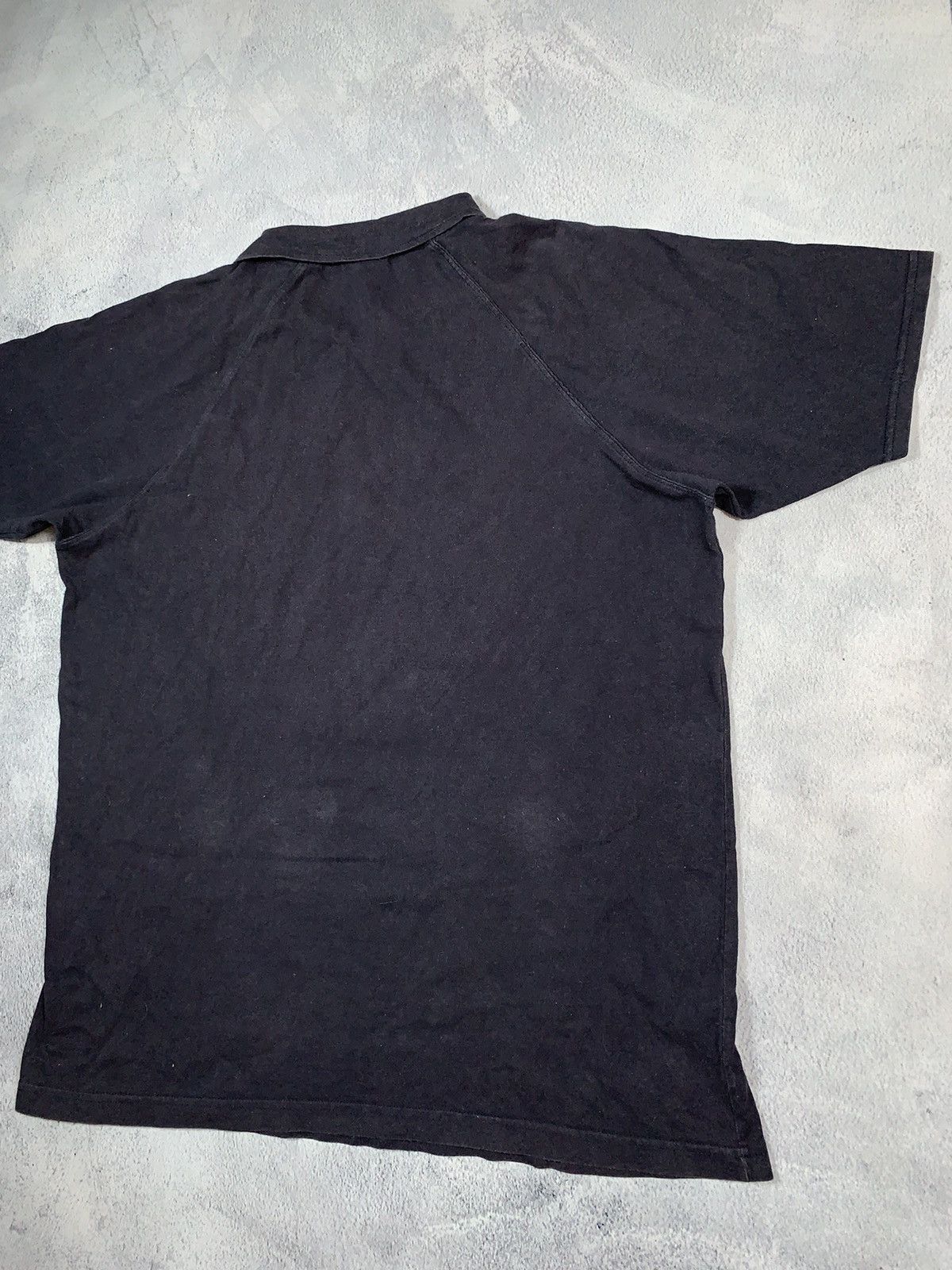 Polo Ralph Lauren × Vintage Vintage 90s Polo USA faded zip 1/4 polo tee streetwear sizeL Size US L / EU 52-54 / 3 - 7 Thumbnail