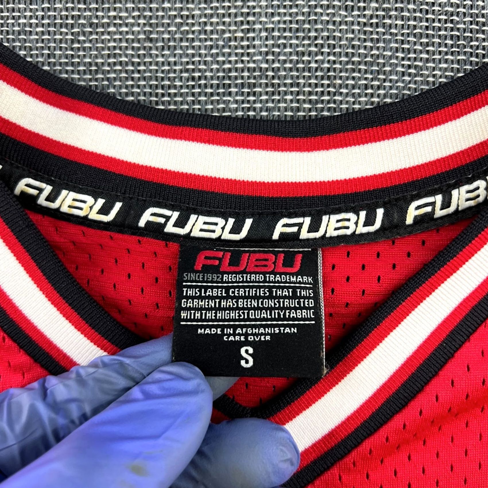 Fubu Vintage Fubu Shirt Sports Jersey Red 05 Mens Small Size US S / EU 44-46 / 1 - 5 Thumbnail