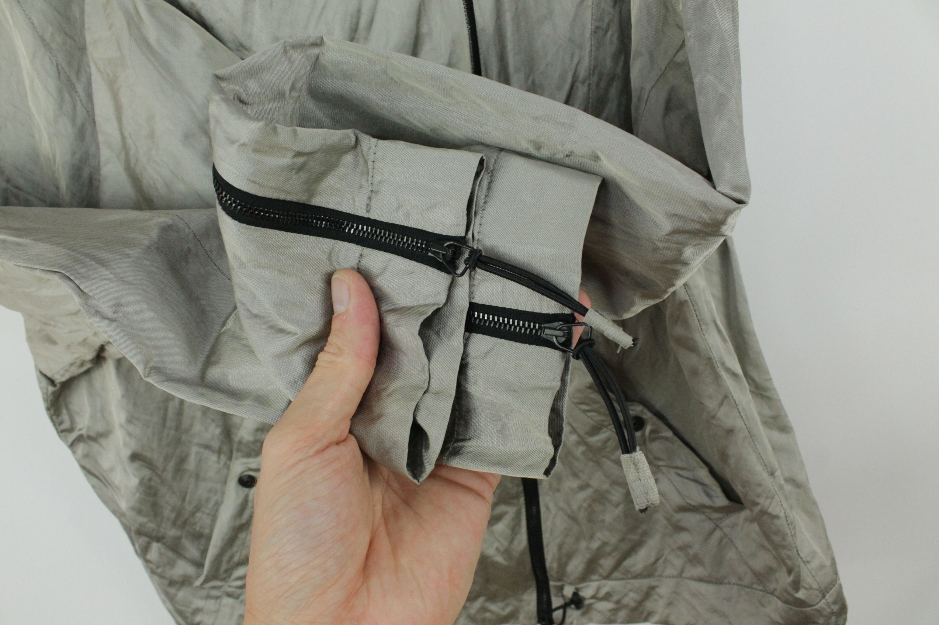 Annette Gortz Annette Görtz Only 23138 Сrumpled Metal Light Jacket Size M / US 6-8 / IT 42-44 - 5 Thumbnail