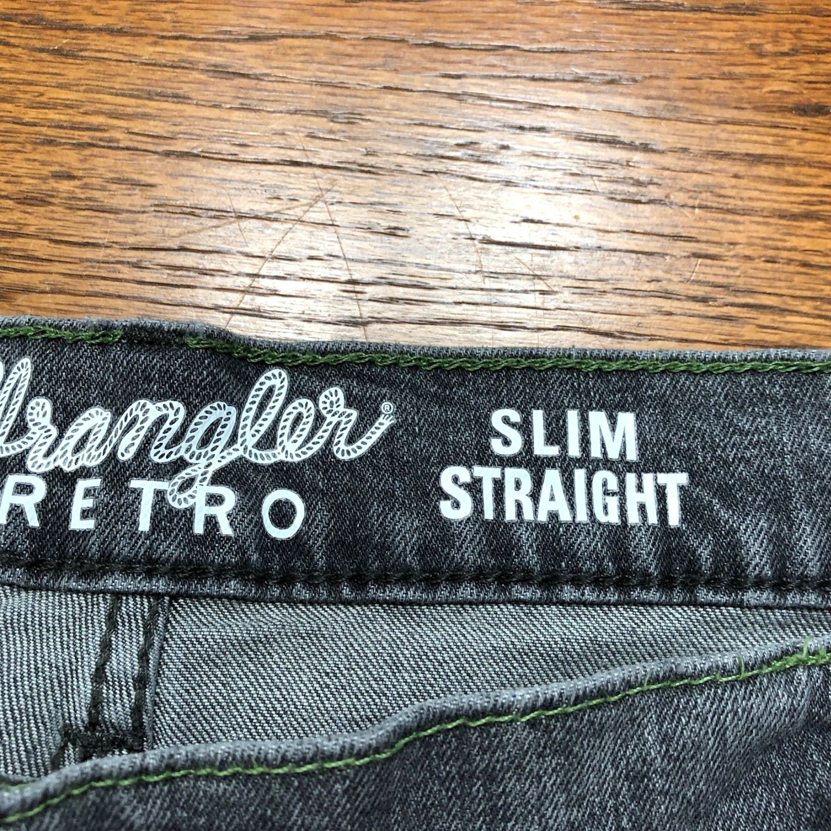 Wrangler Wrangler Retro Slim Straight Jeans Mens 42x32 Denim Gray Western Cowboy Southwestern USA Size US 42 / EU 58 - 5 Thumbnail