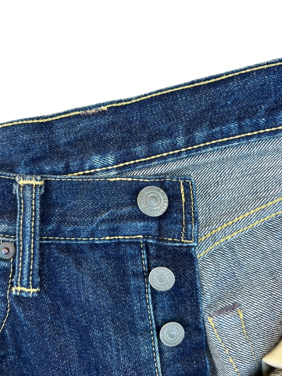Kapital Vintage KAPITAL Handmade Japan Fade Denim Selvedge Jeans Size US 29 - 5 Thumbnail
