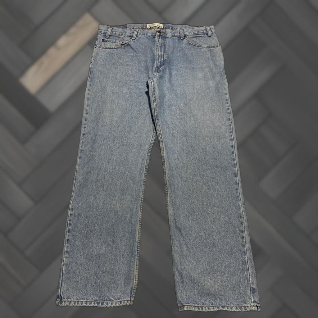 Levi's Levi Strauss Signature Jeans Mens 40x32 Regular Fit Denim Straight Leg Classic Size US 40 / EU 56 - 1 Thumbnail