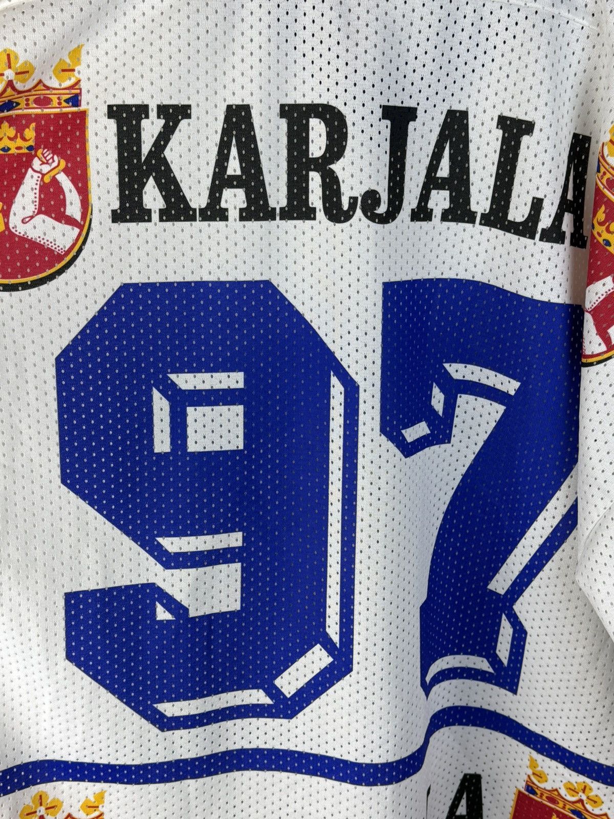 NHL 90s Finland Ice Hockey #97 Karjala Suomi Jersey XL Size US XL / EU 56 / 4 - 5 Thumbnail
