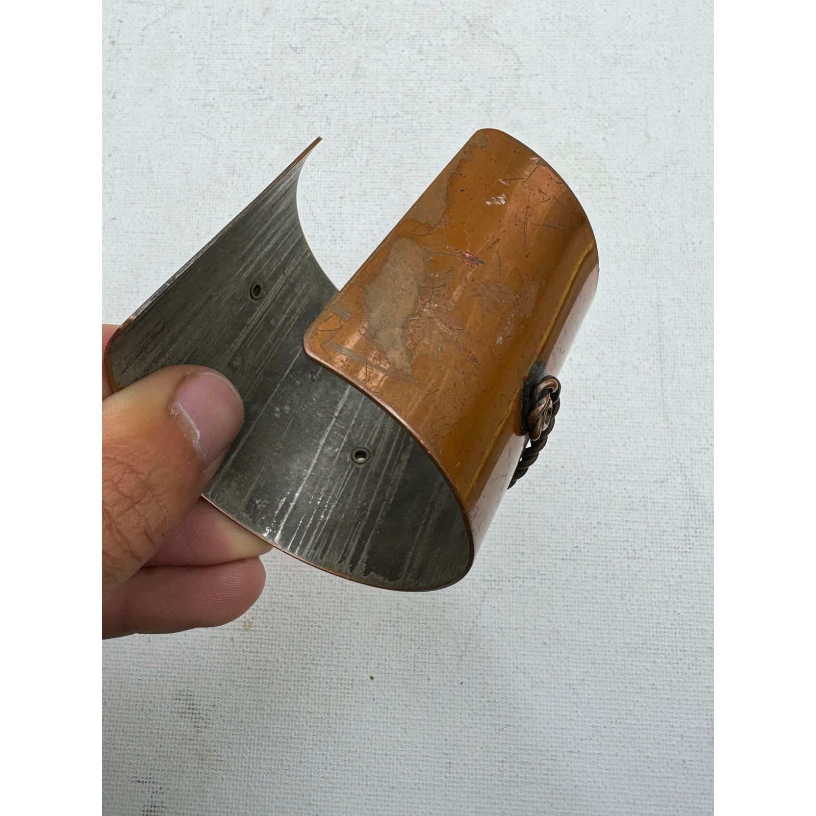 Vintage Rebajes Copper Cuff Bracelet Vintage 1950s Size ONE SIZE - 4 Thumbnail