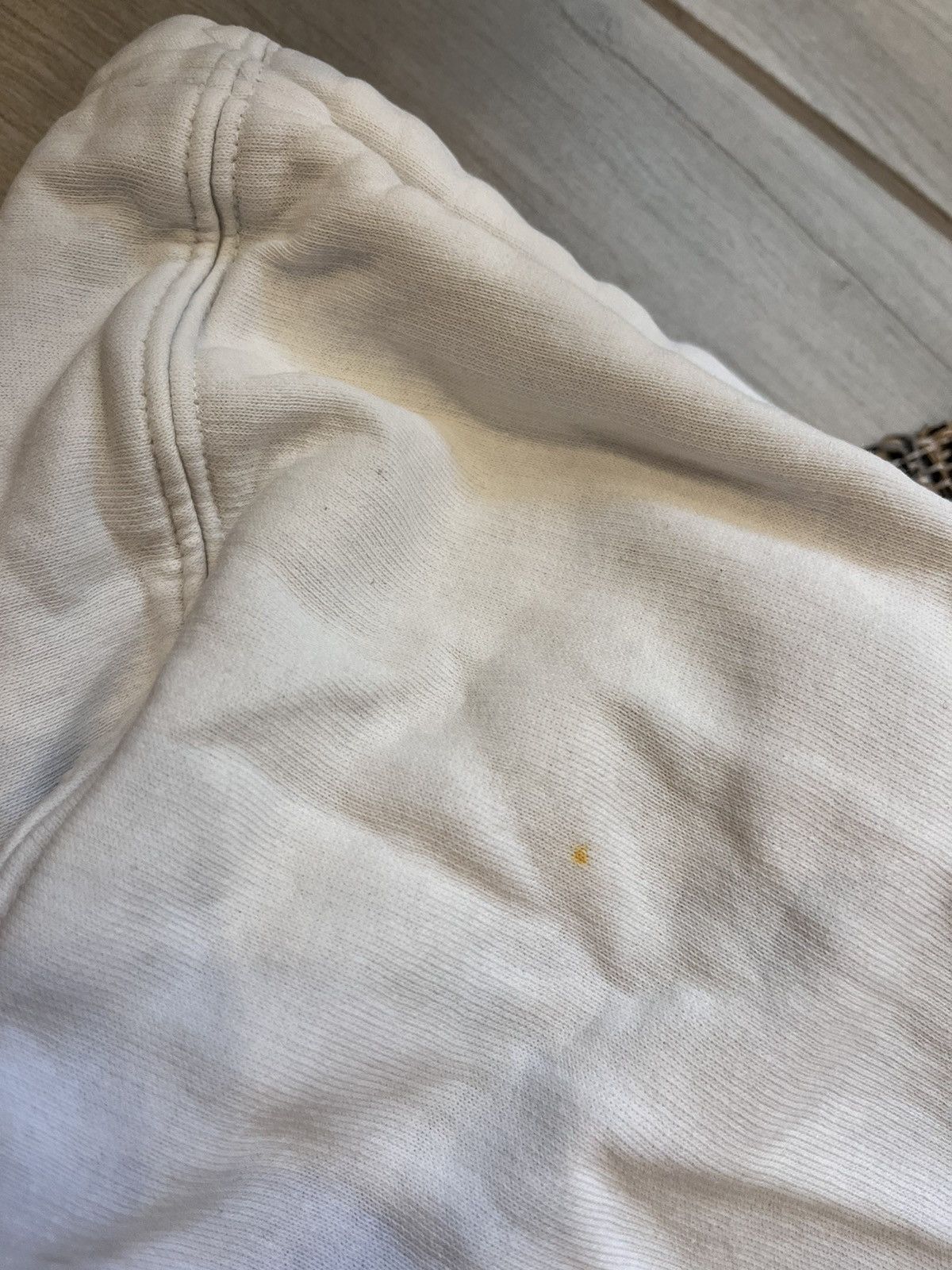 Nike × Vintage Vintage Nike hoodie white sweatshirt minimalistic Size US L / EU 52-54 / 3 - 16 Thumbnail