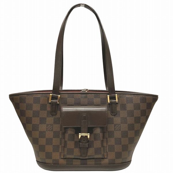 Louis Vuitton Louis Vuitton Louis Vuitton Manosque PM Tote Bag N51121 Canvas Tote Bag N51121 in Good Condition Size ONE SIZE - 1 Thumbnail