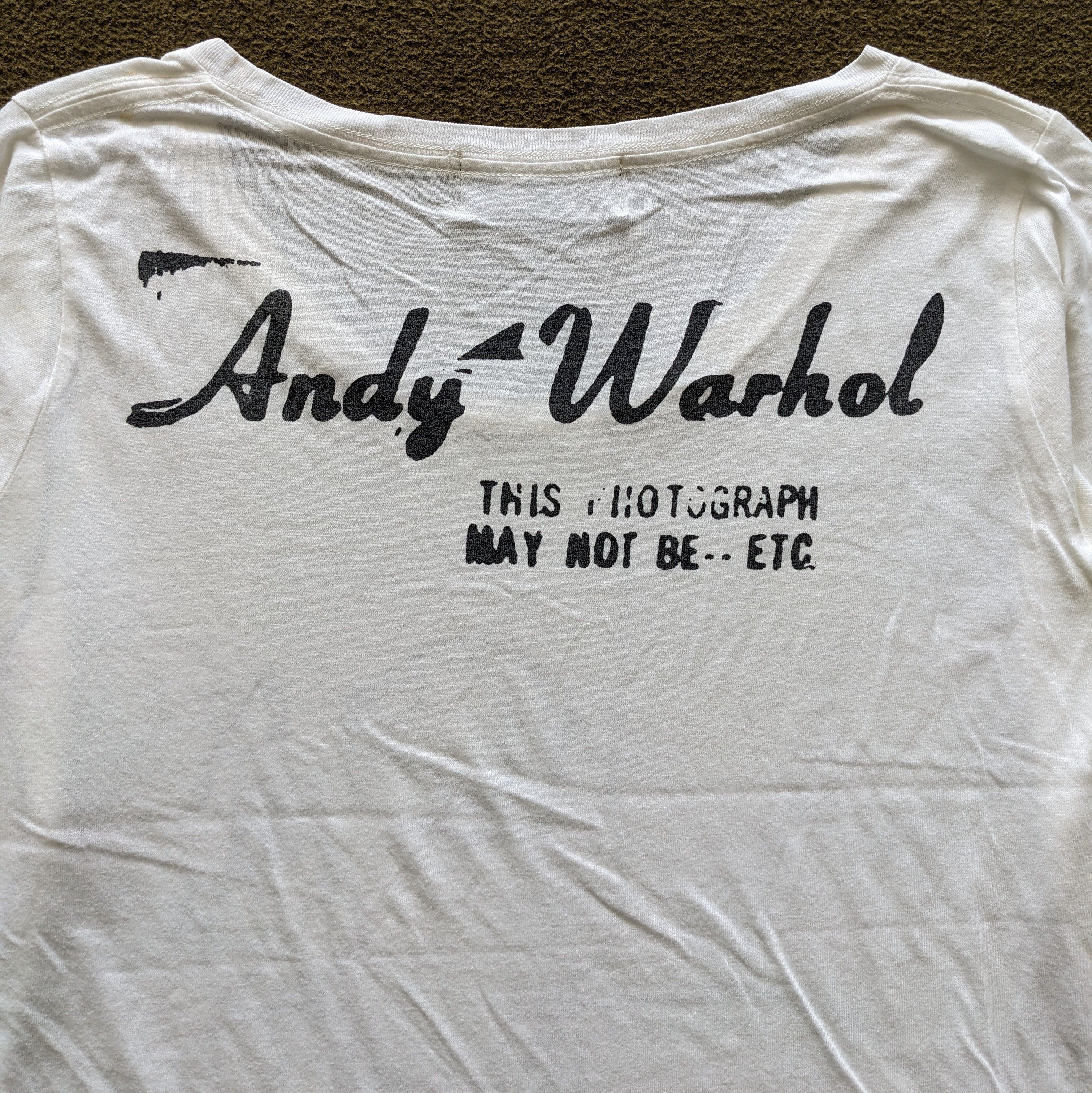 Vintage Vintage Andy Warhol by Hysteric Glamour T-shirt Size US S / EU 44-46 / 1 - 4 Thumbnail