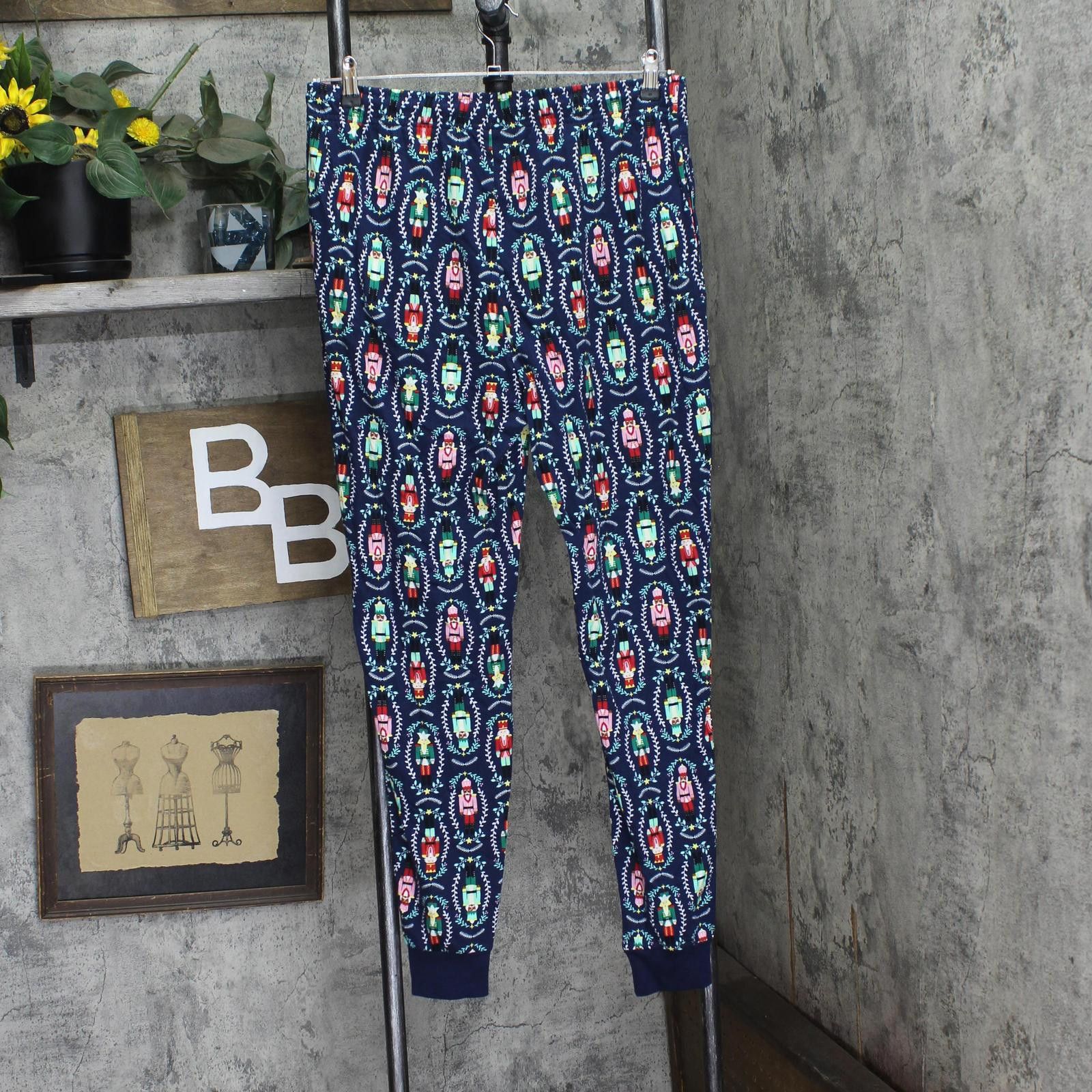 Other New Holiday Lane Christmas Cotton Pajama Pants Navy Blue M Size 32" / US 10 / IT 46 - 2 Thumbnail