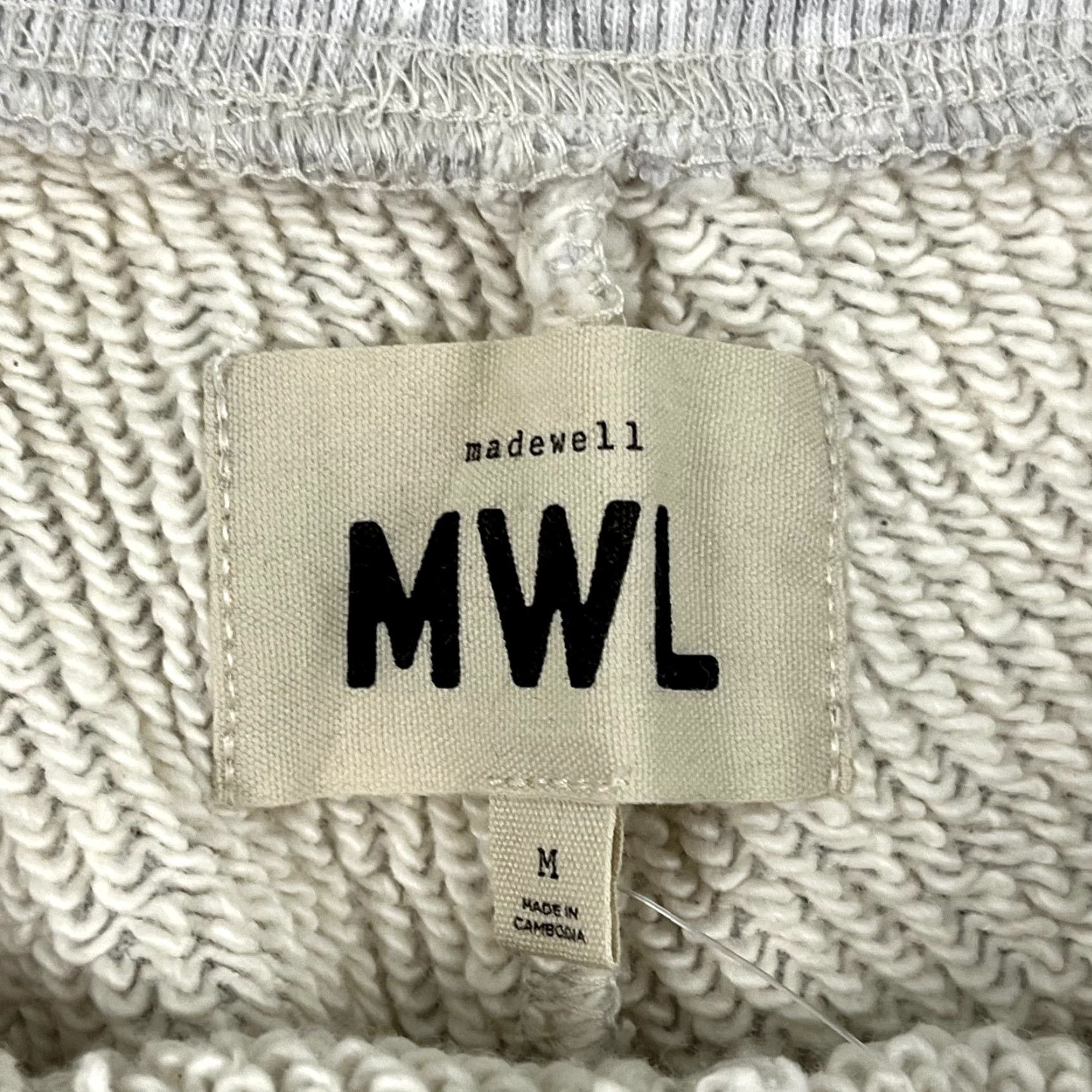 Madewell MADEWELL Shorts Womens Medium Gray 4" Airyterry Pockets Pull On NEW Size 32" / US 10 / IT 46 - 3 Thumbnail