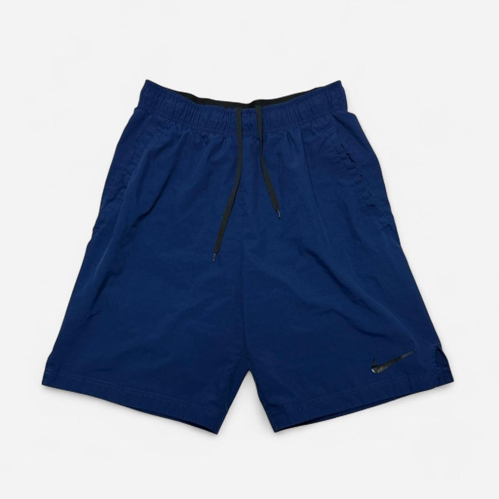 Nike Nike Dri-FIT Blue Training Shorts Small Drawstring Athletic Size US 29 - 1 Thumbnail