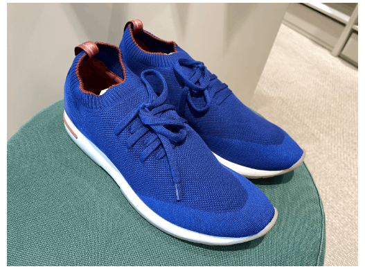 image of Loro Piana O1Srvl11E0424 Lp Flexy Sneakers In Blue, Men's (Size 15)