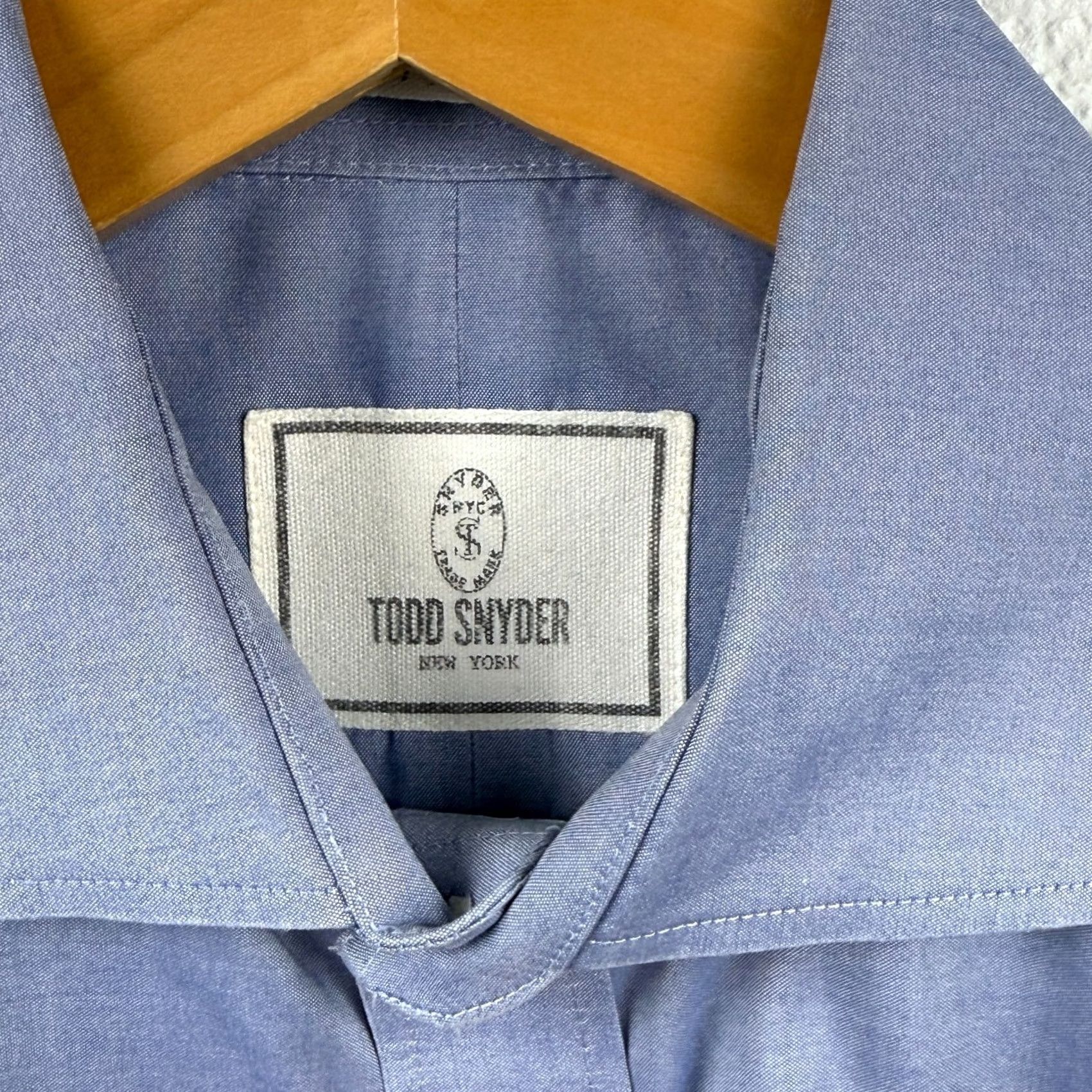 Todd Snyder Todd Snyder Button-Up Shirt Oxford Mens 15 Blue Long Sleeve Two Ply Cotton Shirt Regular Mens Blues 40 Chest 15 Neck Casual Classic Preppy Vintage No Size US M / EU 48-50 / 2 - 7 Thumbnail