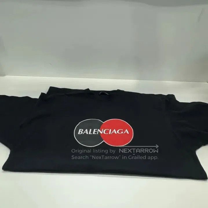 Balenciaga Balenciaga Black Logo Print Oversized T. Size US XS / EU 42 / 0 - 5 Thumbnail