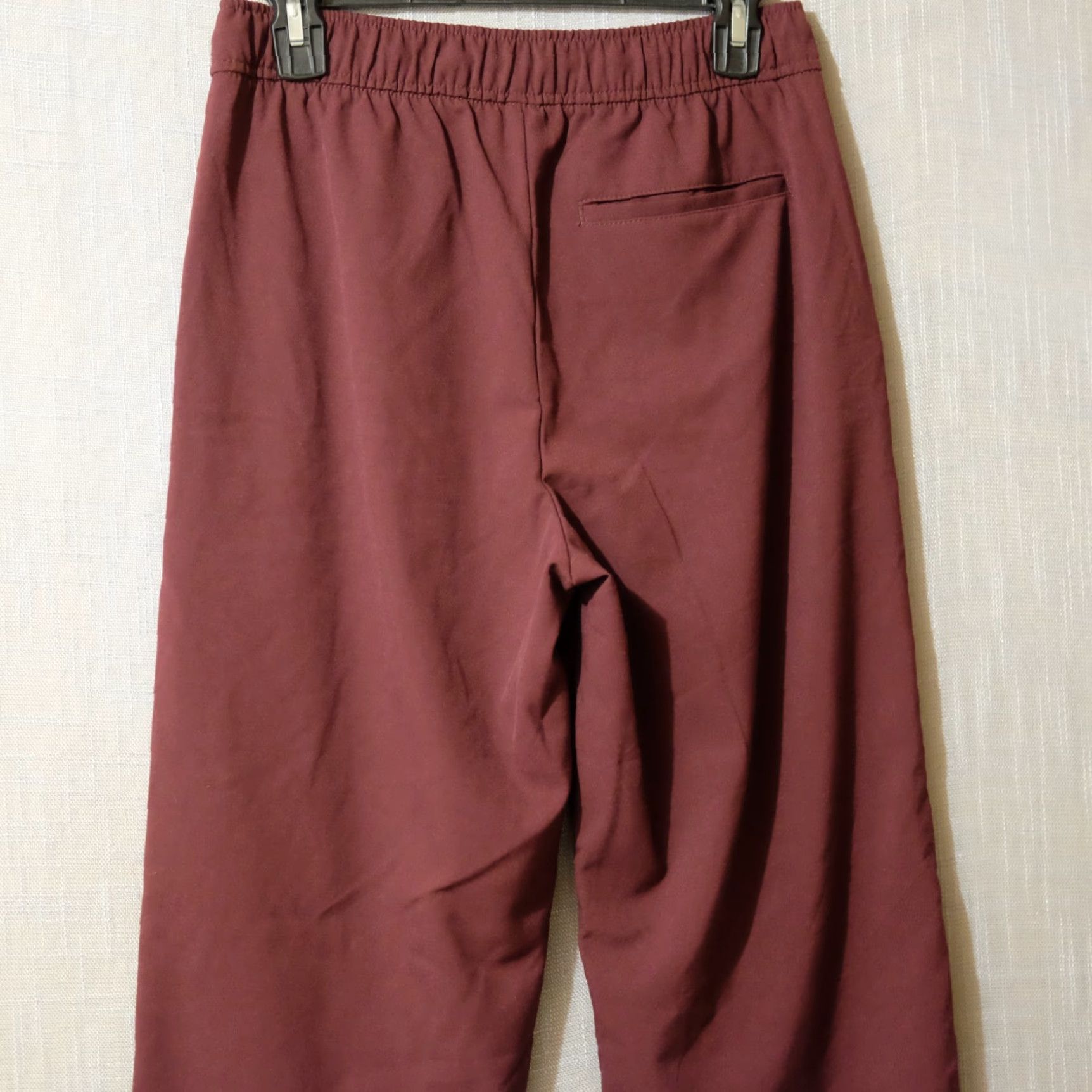 Old Navy Old Navy High-Rise Billie Pants Womens S Wine Pockets Comfort Waistband Size 28" / US 6 / IT 42 - 6 Thumbnail