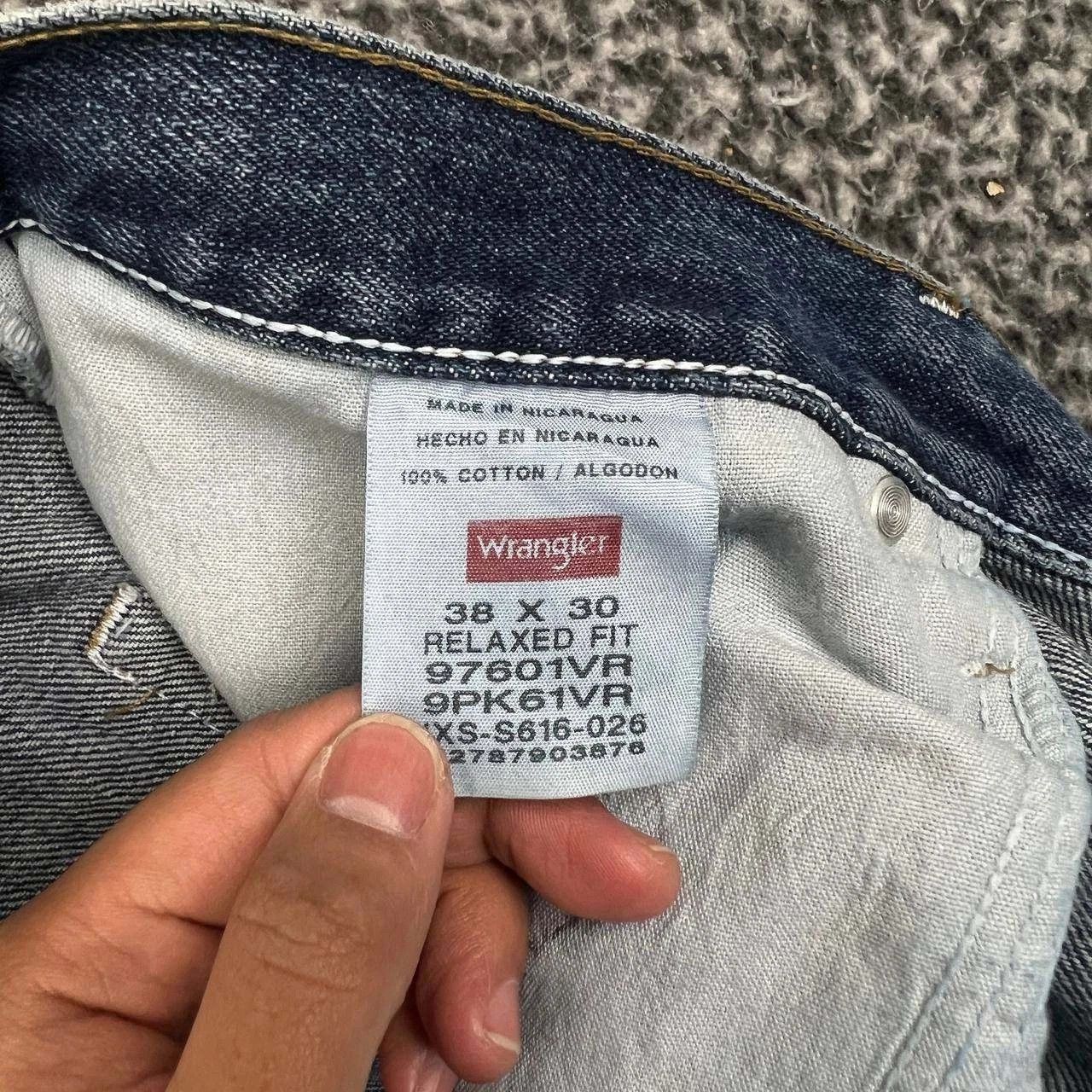 Wrangler Wrangler Jeans Men 38x30 Blue Relaxed Fit Denim Pants Cotton Size US 38 / EU 54 - 8 Thumbnail