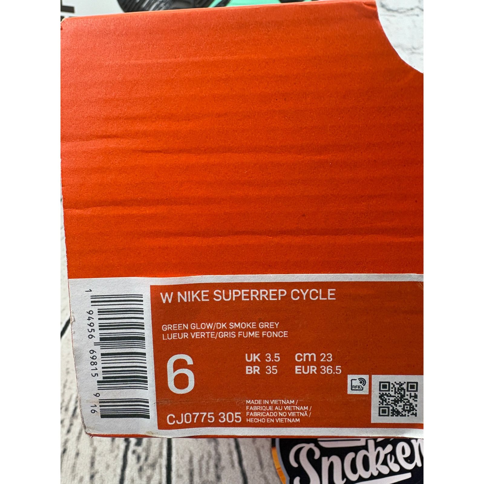 Nike Nike SuperRep Cycle Shoes Womens 6 Green Indoor Gym Workout Size US 6 / IT 36 - 8 Thumbnail