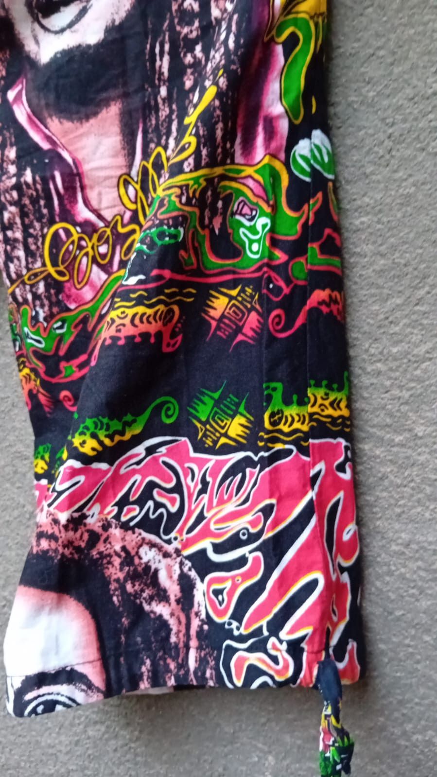 Bob Marley × Vintage Bob Marley Vintage fullprint shorts Raggae Rasta sz W-38cm. Size US 31 - 9 Thumbnail