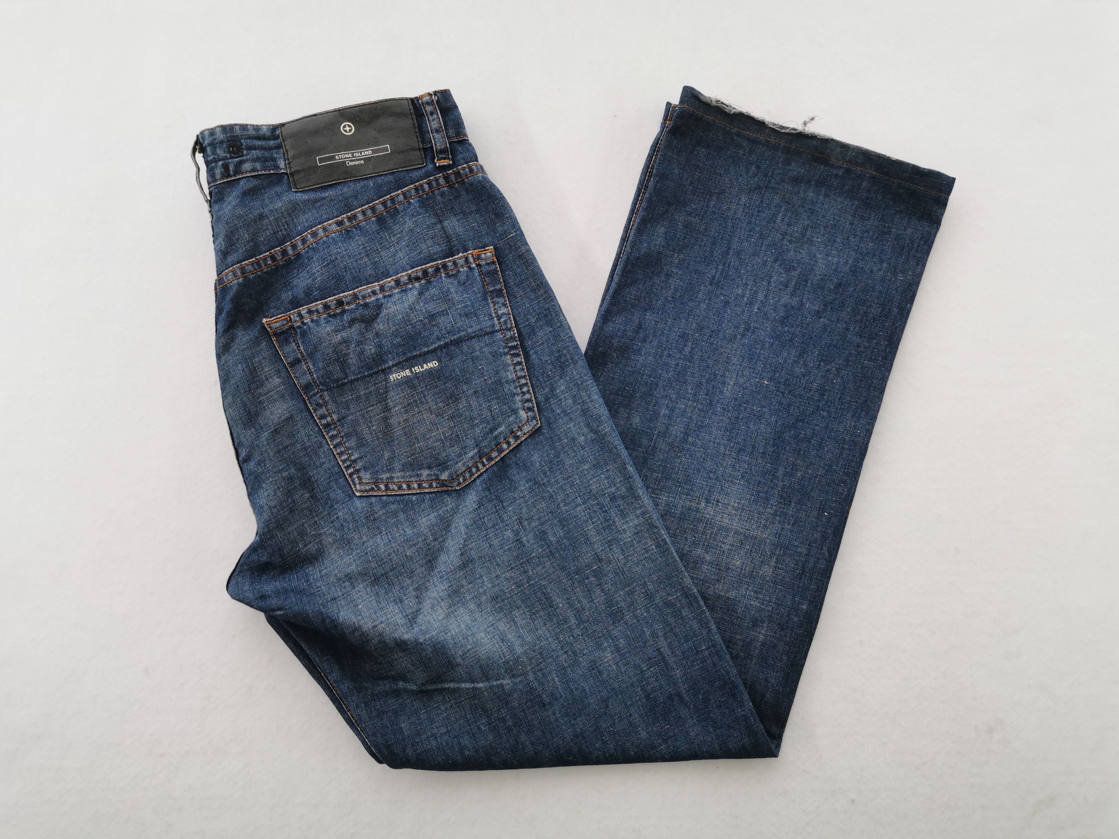 Stone Island Distressed Vintage Stone Island Denim Jeans Size 30 Size US 30 / EU 46 - 5 Thumbnail
