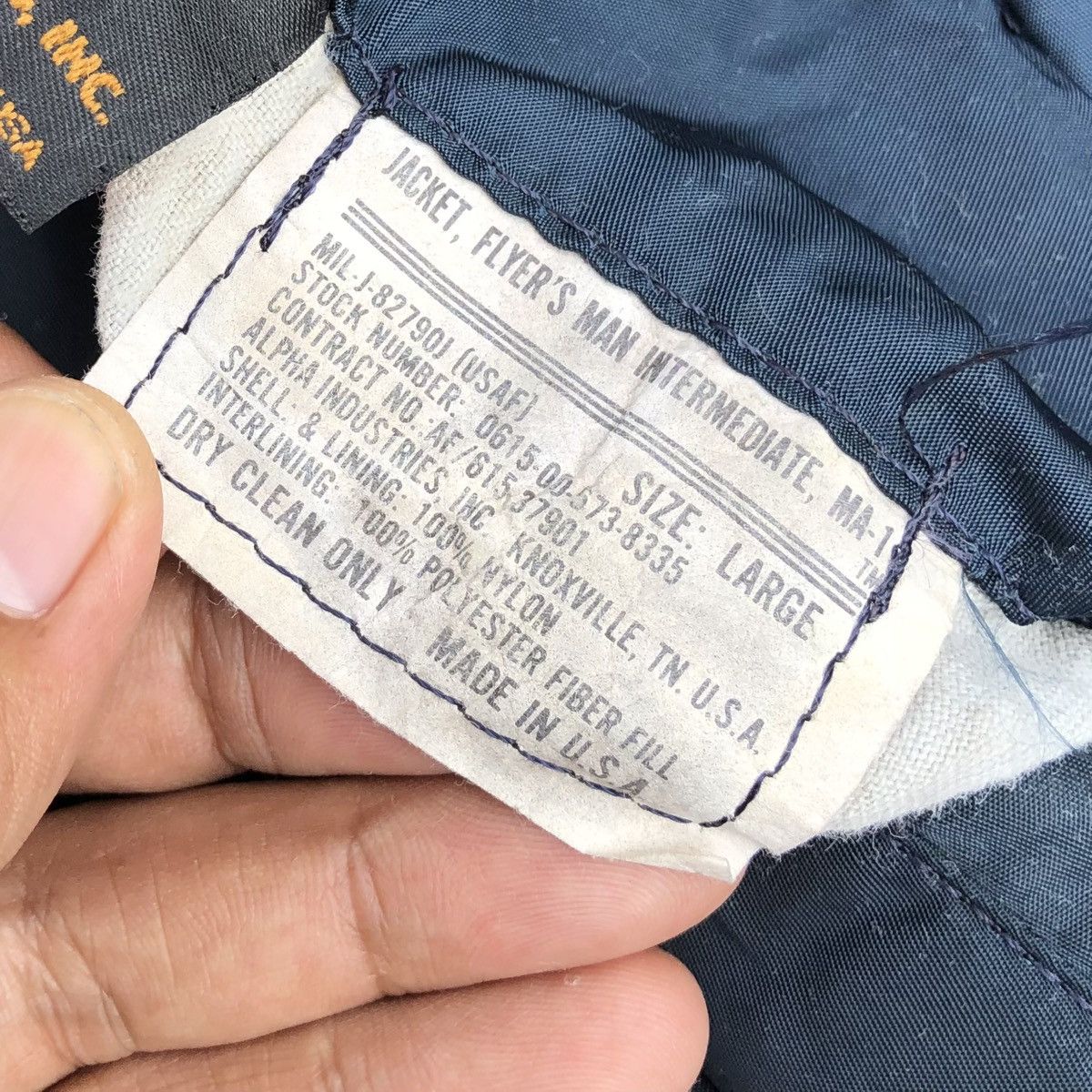 Alpha Industries Vintage Alpha Industries Intermediate Ma-1 Bomber Jacket 🇺🇸 Size US L / EU 52-54 / 3 - 17 Thumbnail