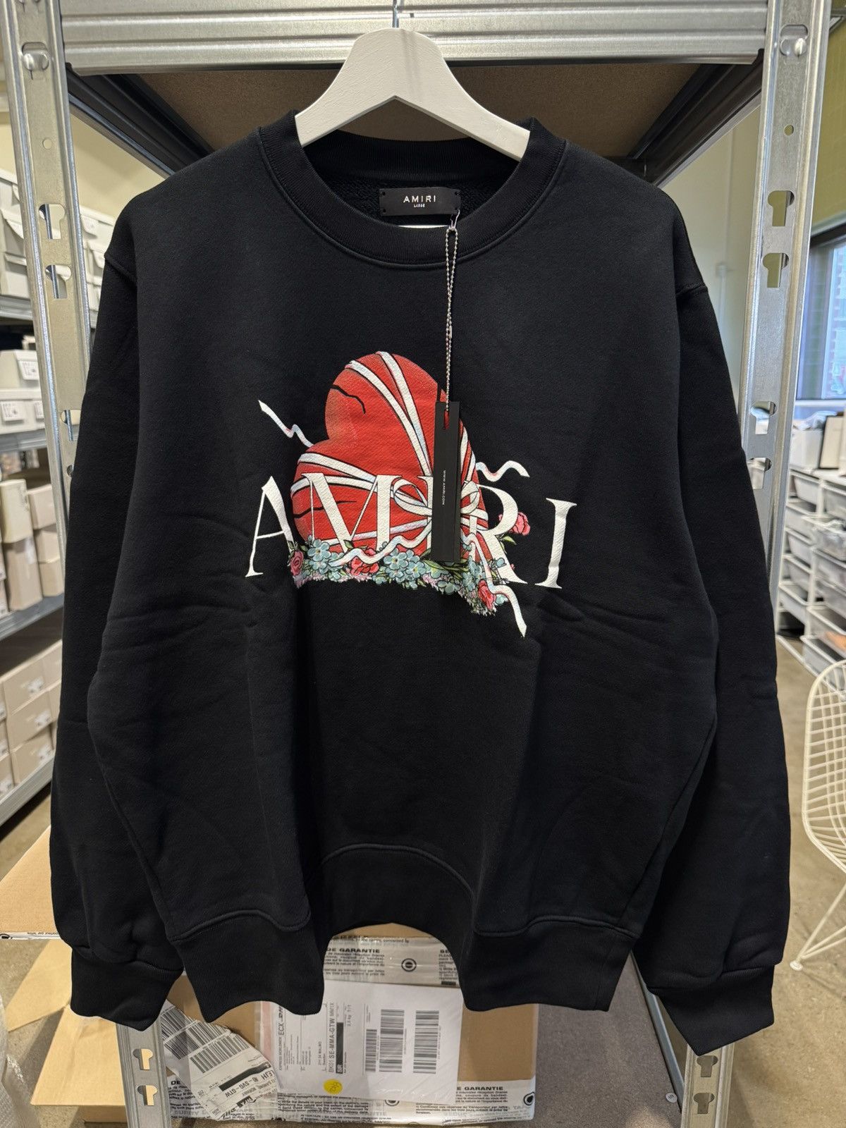 Amiri Amiri Logo Heart Sweatshirt NEW 900$ Size US L / EU 52-54 / 3 - 1 Thumbnail