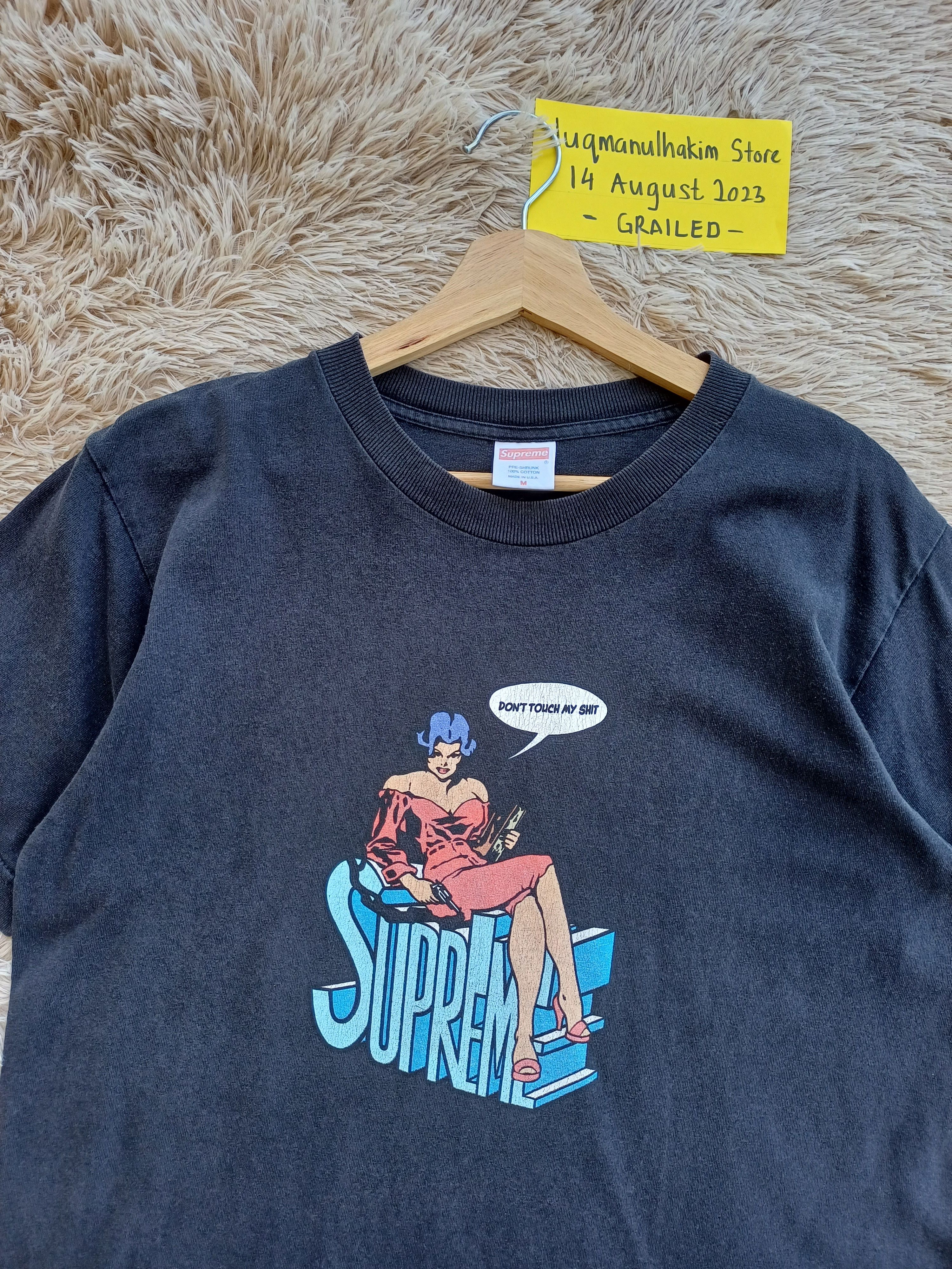Supreme Rare SS2006 SUPREME Tee (Dont Touch My Shit) Size US M / EU 48-50 / 2 - 5 Thumbnail
