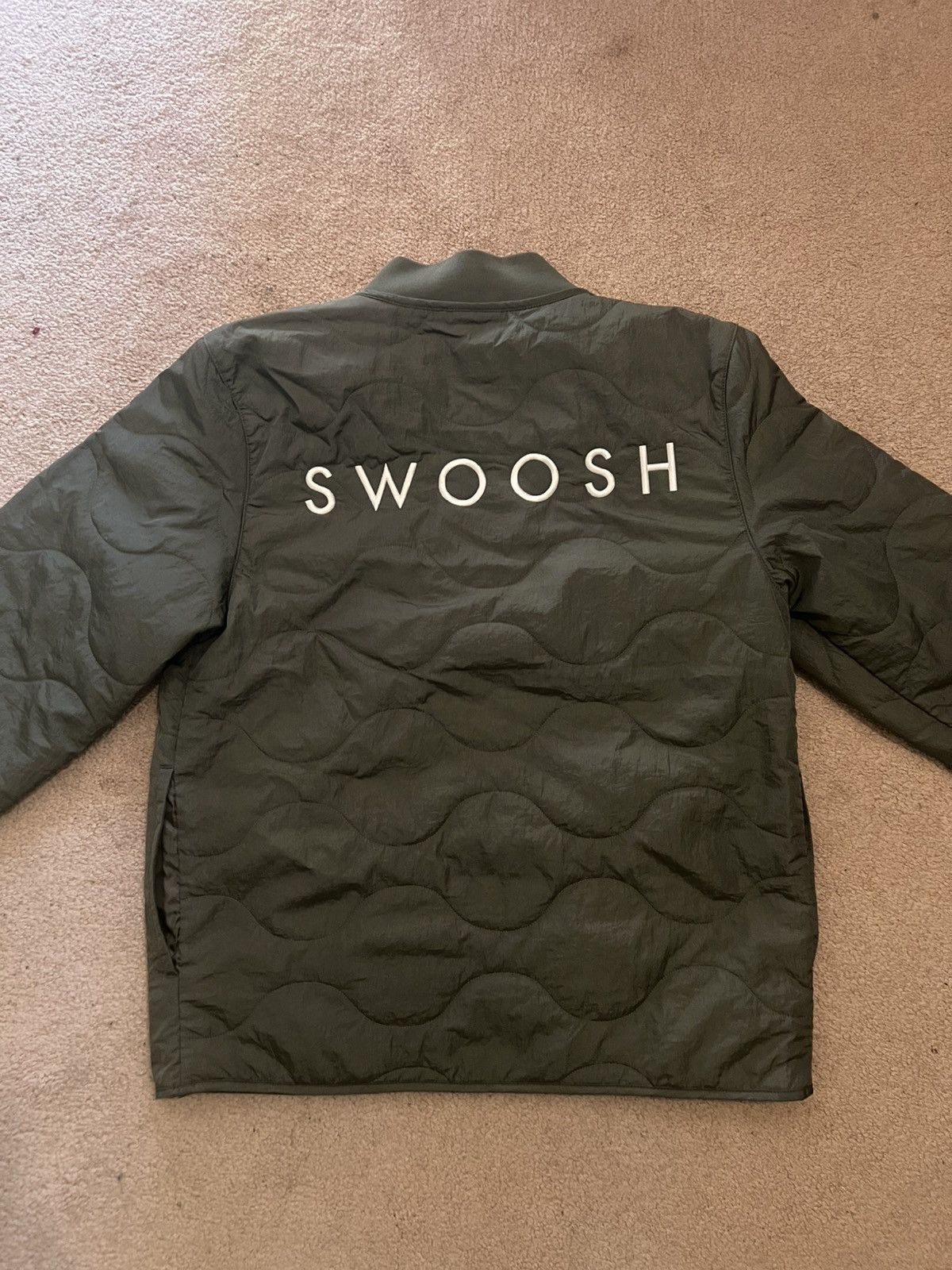 Nike × Vintage Nike Sportwear Swoosh Men’s Quilted Jacket Size US S / EU 44-46 / 1 - 4 Thumbnail