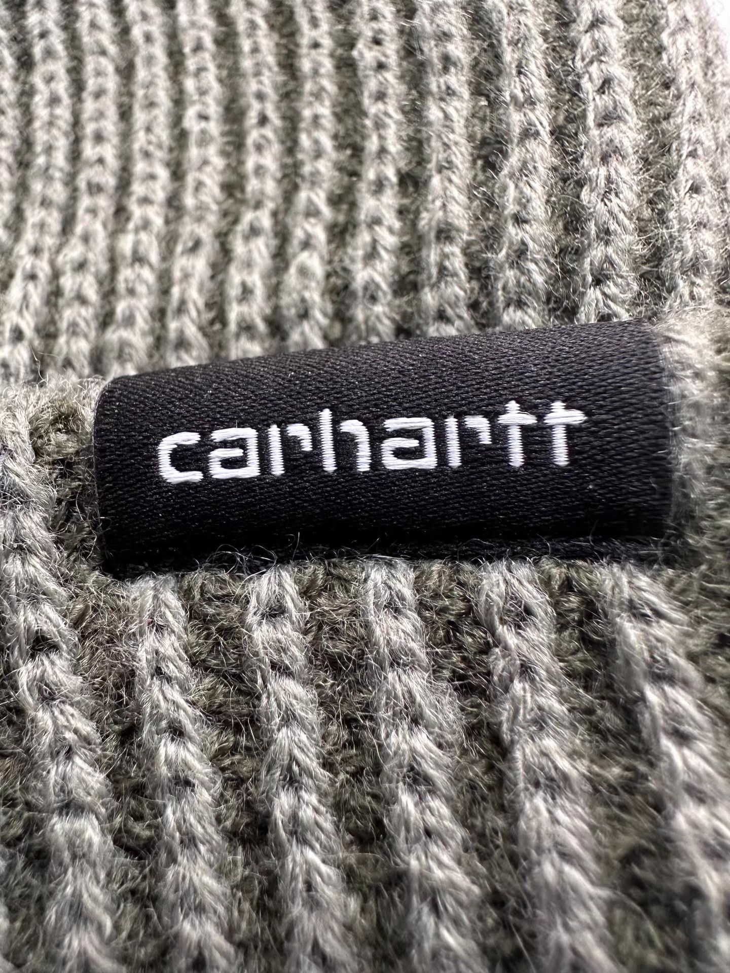 Carhartt Wip CARHARTT WIP Green Heavyweight Knit Beanie Ｑ22 Size ONE SIZE - 2 Thumbnail