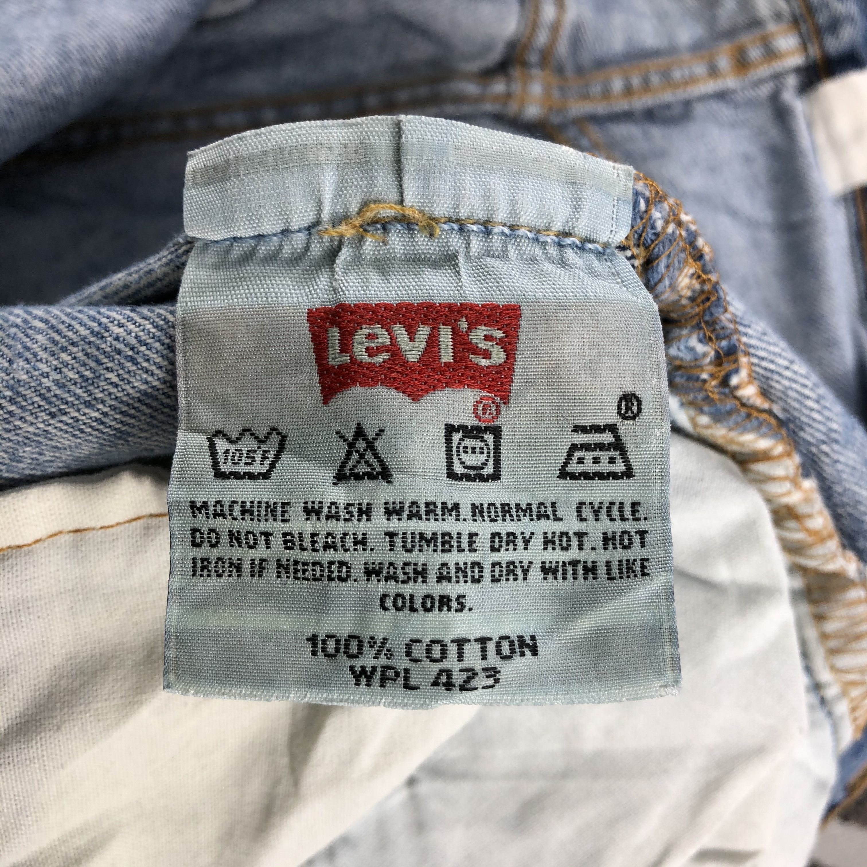 Levi's Vintage Levis 501 Jeans Distressed Denim KJ1067 Size US 34 / EU 50 - 15 Thumbnail