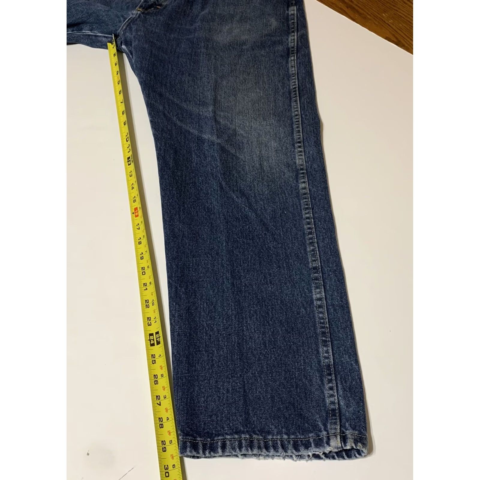 Wrangler VINTAGE Wrangler Rugged Wear Jeans 40x30 Blue Denim Distressed Classic Fit Mens Jeans Size US 40 / EU 56 - 5 Thumbnail