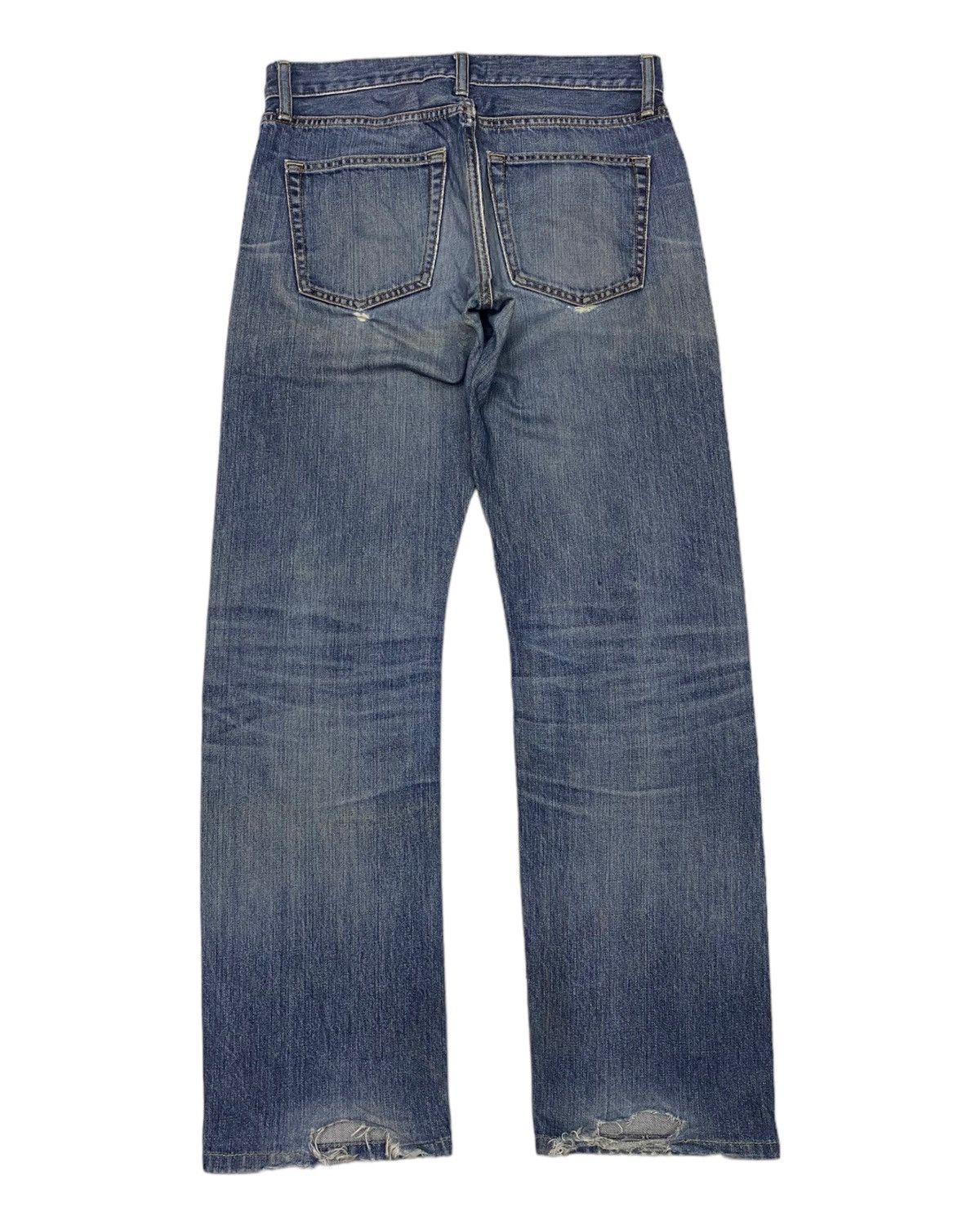 Undercover × Uniqlo VINTAGE UNIQLO JAPAN DISTRESS RIPS DENIM UNDERCOVER STYLE Size US 30 / EU 46 - 3 Thumbnail