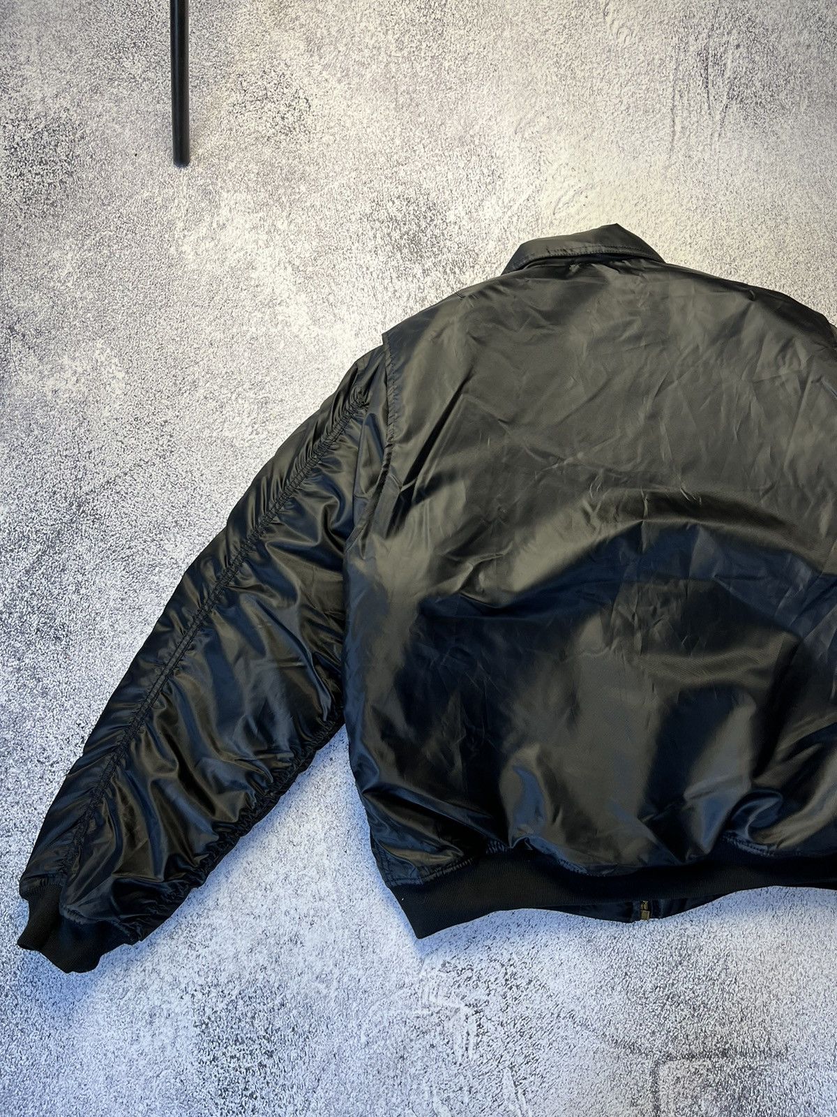 Vintage Vintage black Reversible Bomber Jacket MA1 Size US XXL / EU 58 / 5 - 18 Thumbnail