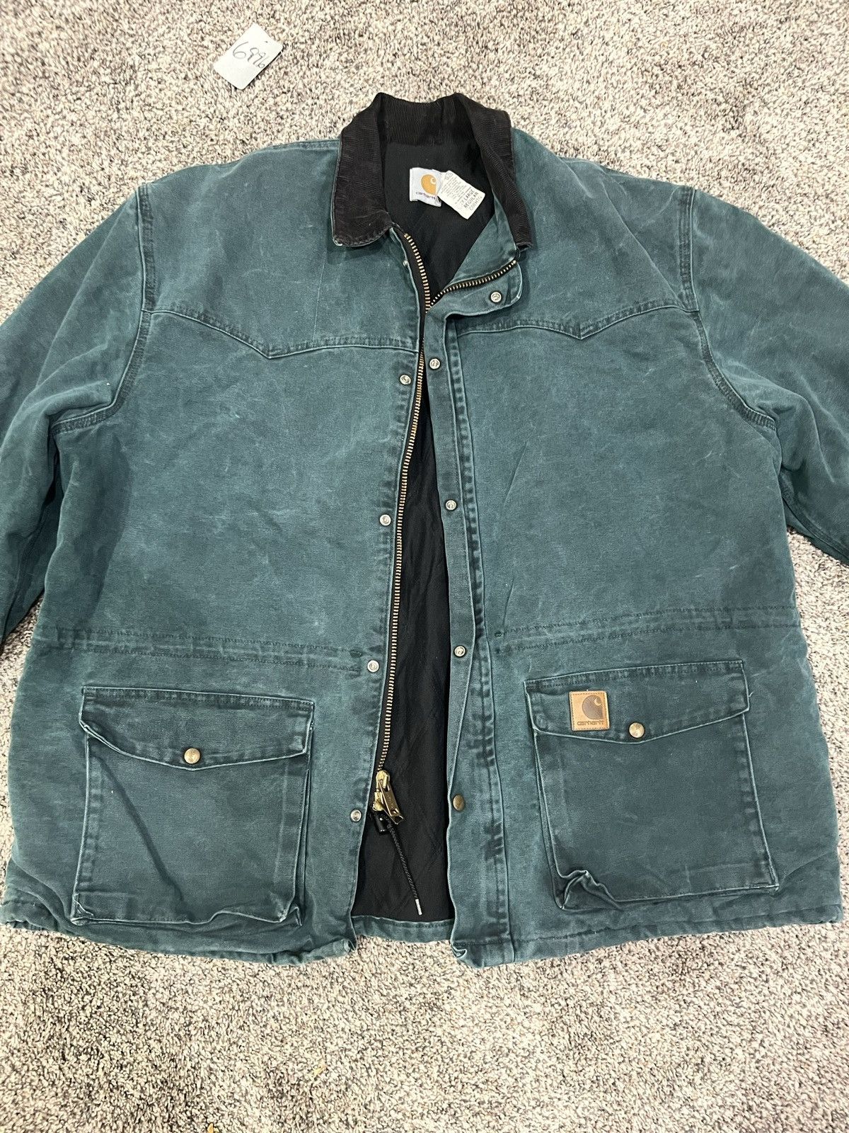 Carhartt × Vintage 80’s-90’s Vintage Carhartt Barn Jacket Size US XXL / EU 58 / 5 - 1 Thumbnail