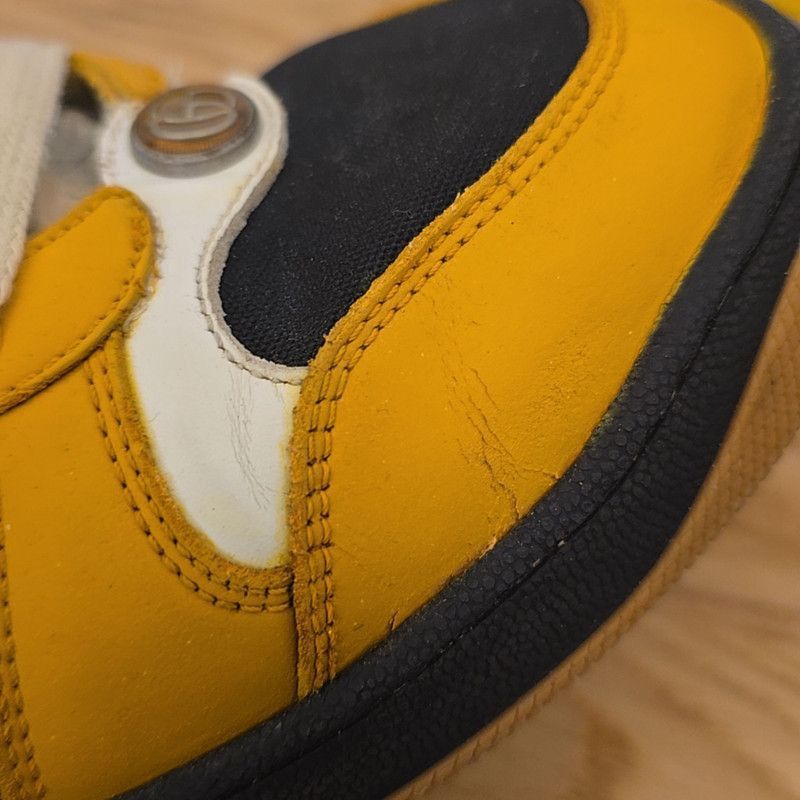 Gucci Gucci Screener Suede Sneakers in Yellow - Size US 7.5 / EU 40-41 - 6 Thumbnail