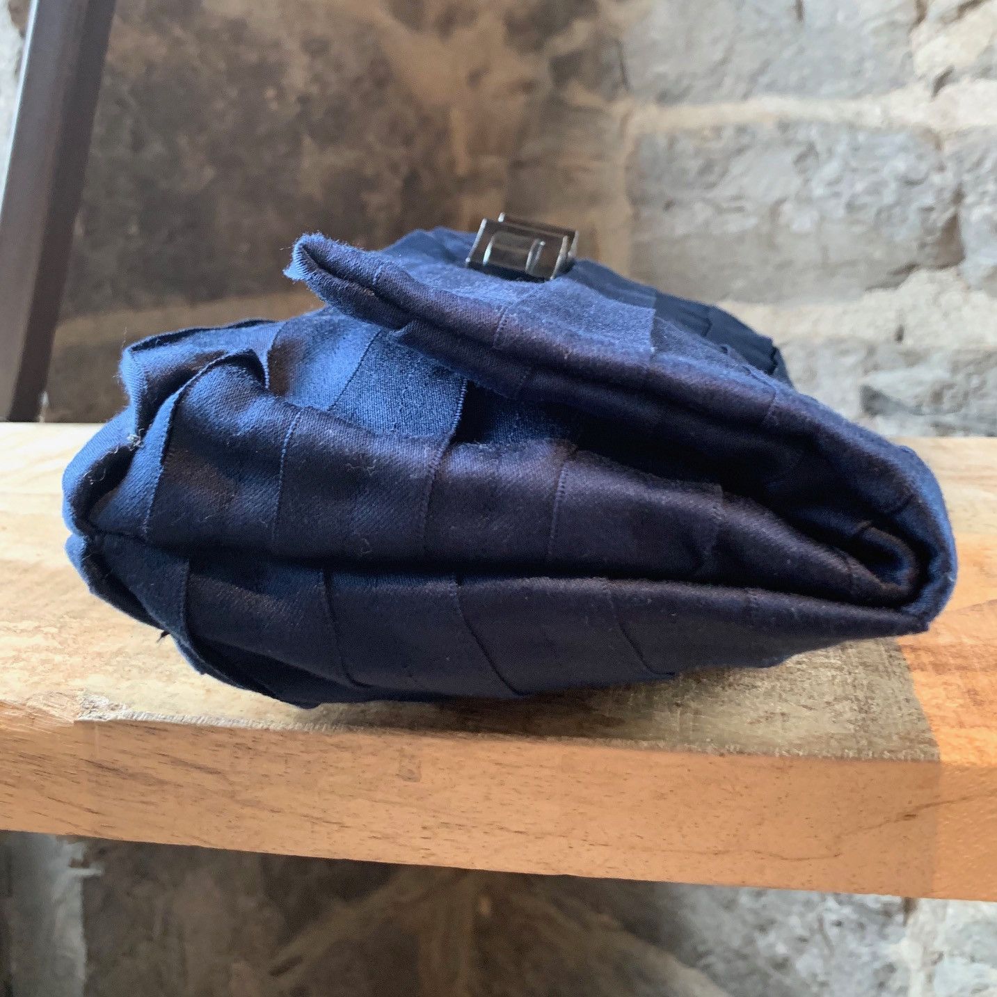 Lanvin Lanvin Navy Ribbon Flap Clutch Size ONE SIZE - 5 Thumbnail