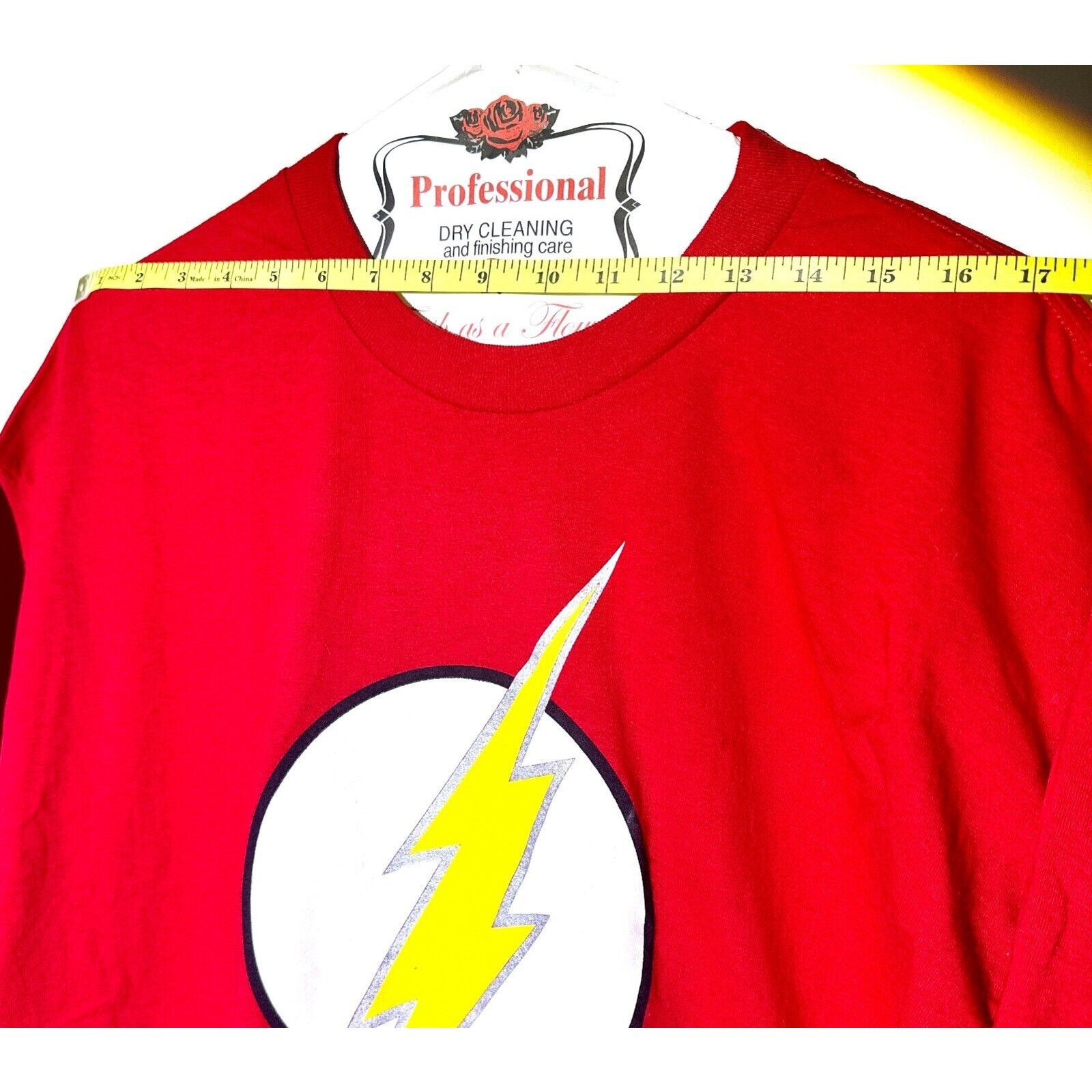 DC Comics The Flash Mens T Shirt Tshirt 2X DC Comics XXL preShrunk Size US XXL / EU 58 / 5 - 4 Thumbnail