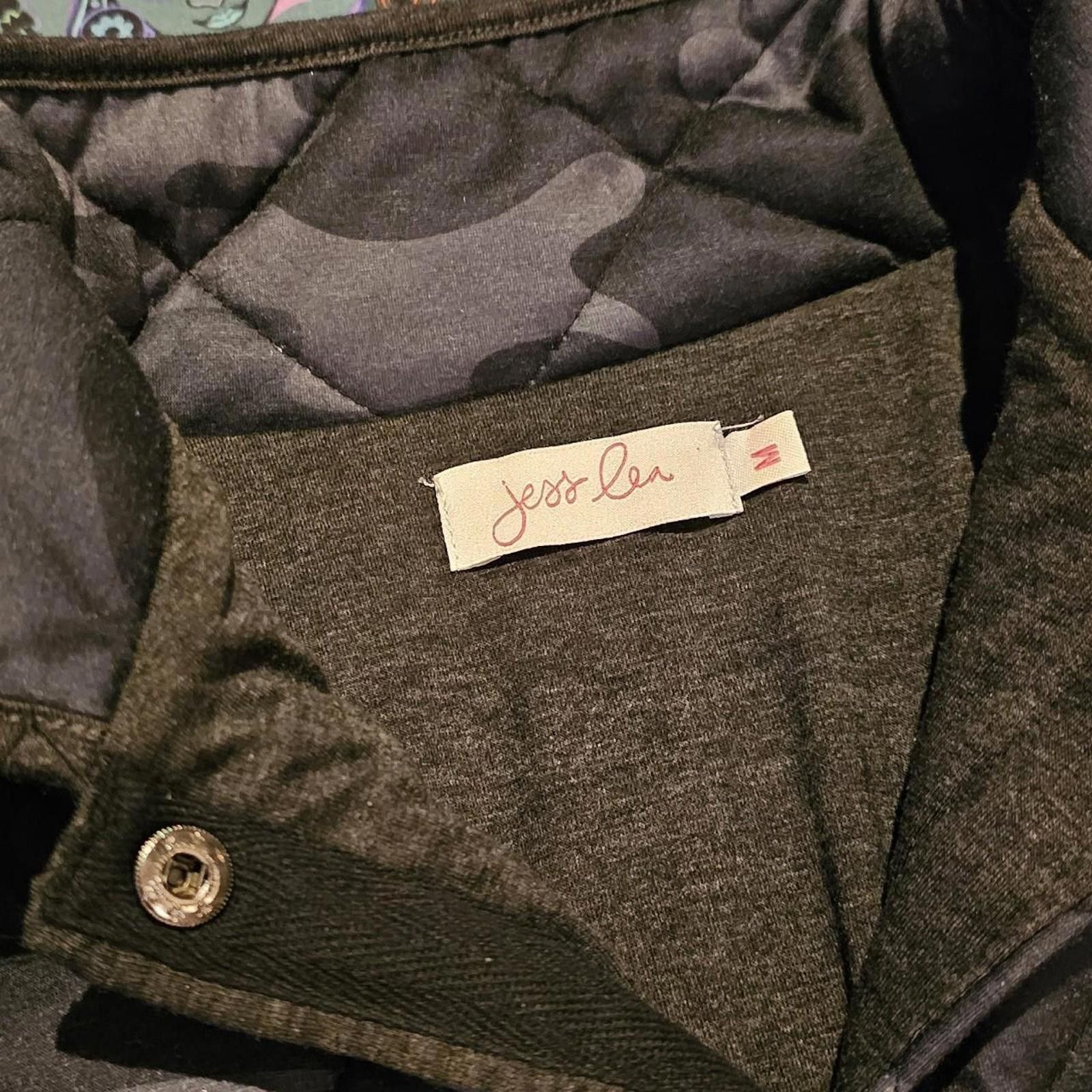 Designer Women's Black and Grey Camo Pattern Coat Size M / US 6-8 / IT 42-44 - 4 Thumbnail