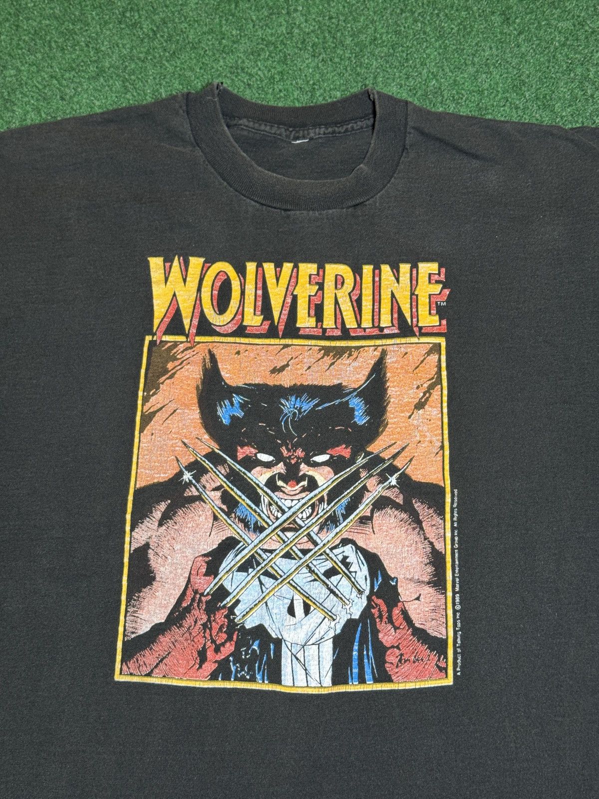 Marvel Comics × Vintage Vintage 80s Wolverine Vs Punisher X-Men Marvel RARE T Shirt Size US L / EU 52-54 / 3 - 2 Thumbnail