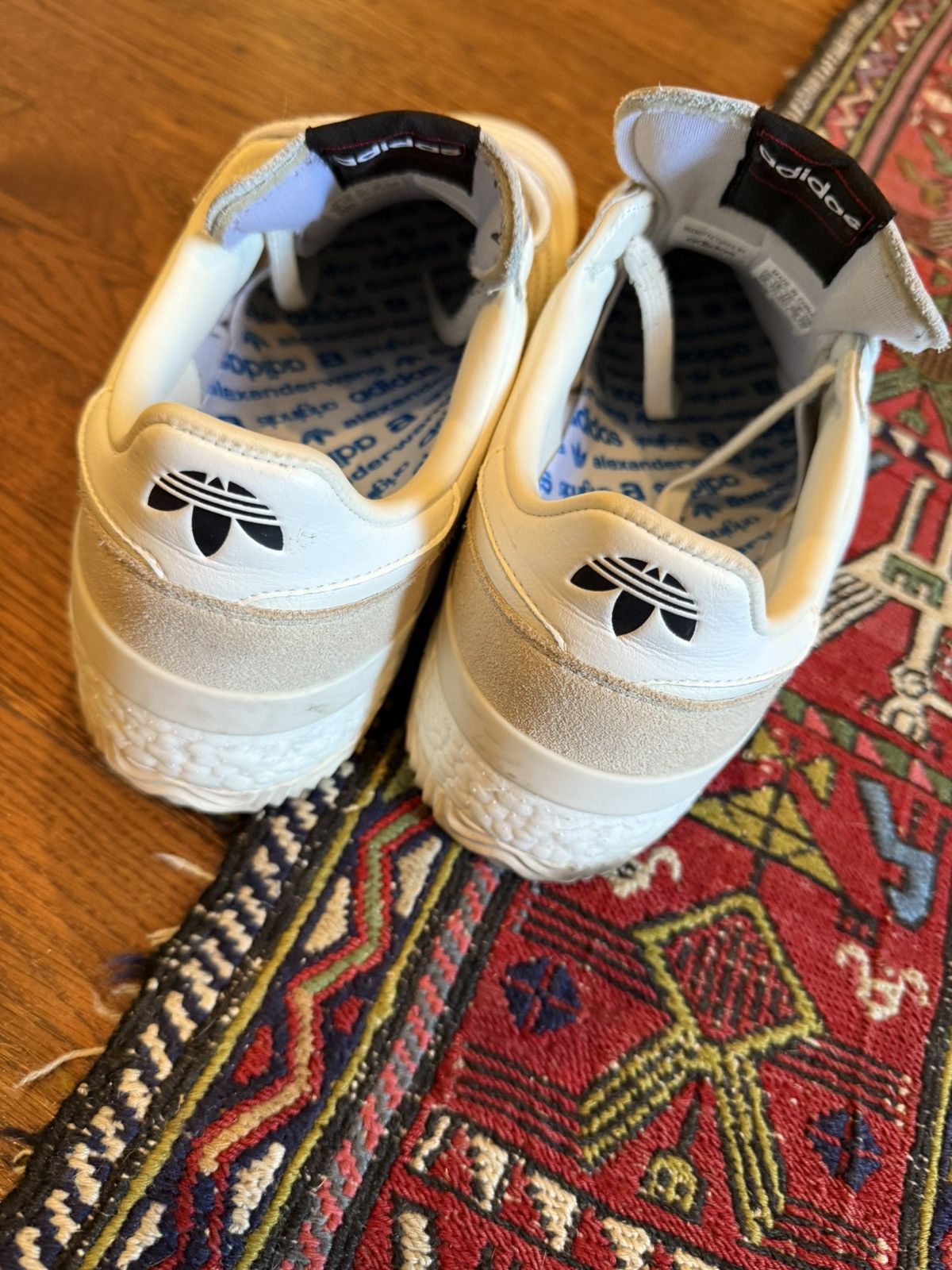 Adidas × Alexander Wang adidas AW B-Ball Soccer Alex Wang White/Clear/Brown Size US 12 / EU 45 - 4 Thumbnail