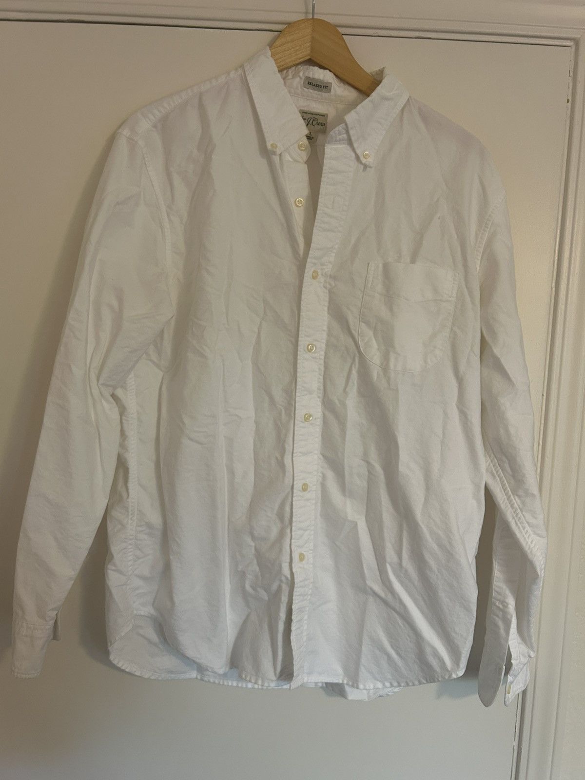 J.Crew JCREW OCBD shirt Size US L / EU 52-54 / 3 - 1 Thumbnail