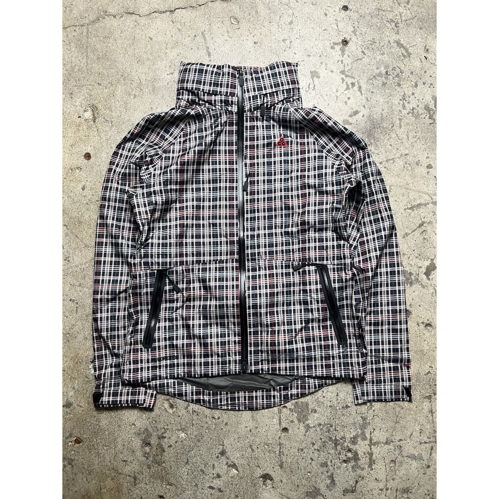 Rare 2010 NWOT Gore Tex Jacket Plaid Men’s M Hooded